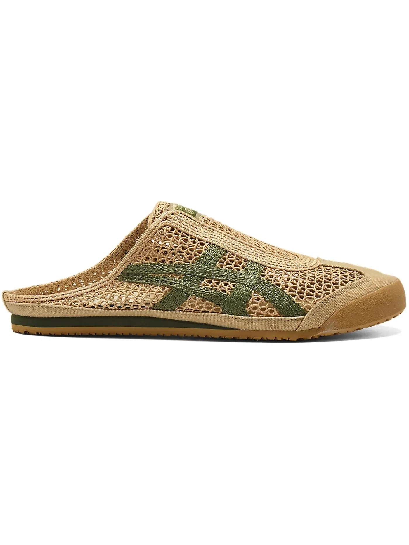 Мужские кроссовки Lifestyle Onitsuka Tiger Mexico 66 Sabot ASICS — изображение 1 из 1, бежевый зеленый