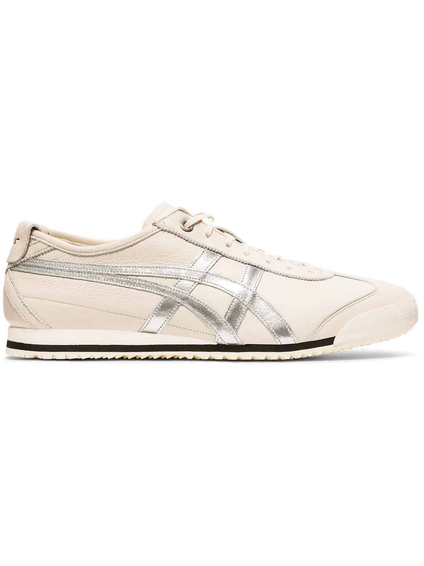Мужские кроссовки кожаные Onitsuka Tiger Mexico 66 SD ASICS — изображение 1 из 1, серебристый
