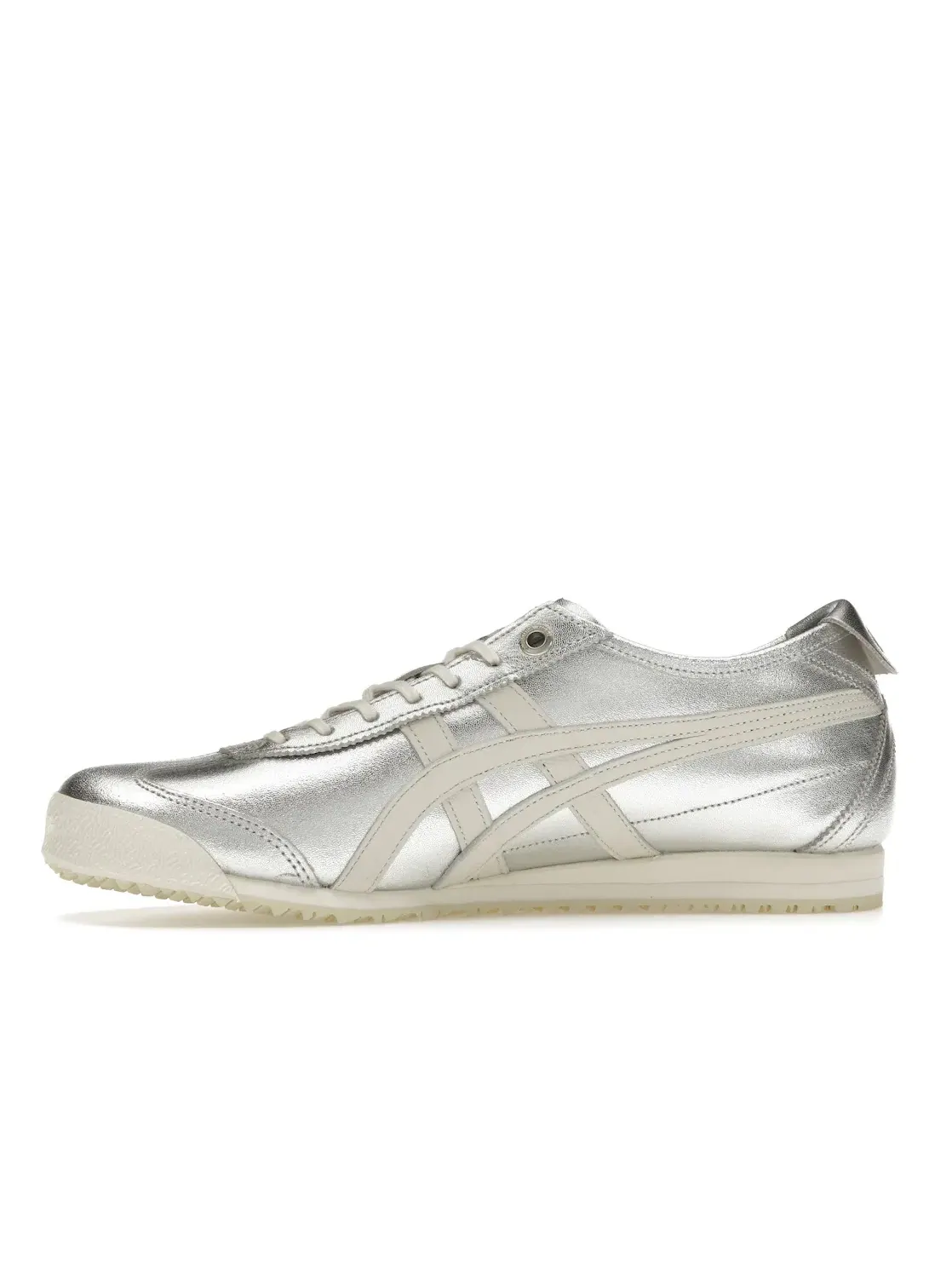 Мужские кроссовки с цветовой гаммой Onitsuka Tiger Mexico 66 SD ASICS — изображение 3 из 4, серебристый/кремовый
