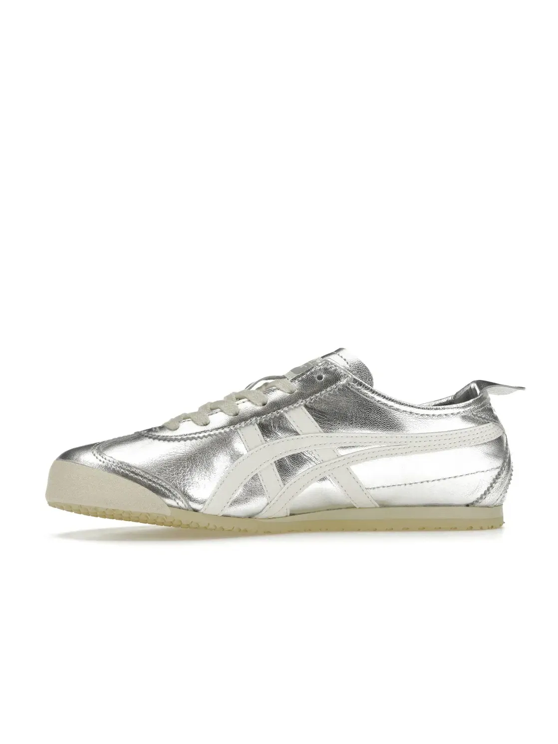 Мужские кроссовки с кожаным верхом ASICS Onitsuka Tiger Mexico 66 — изображение 3 из 4, серебристый/белый