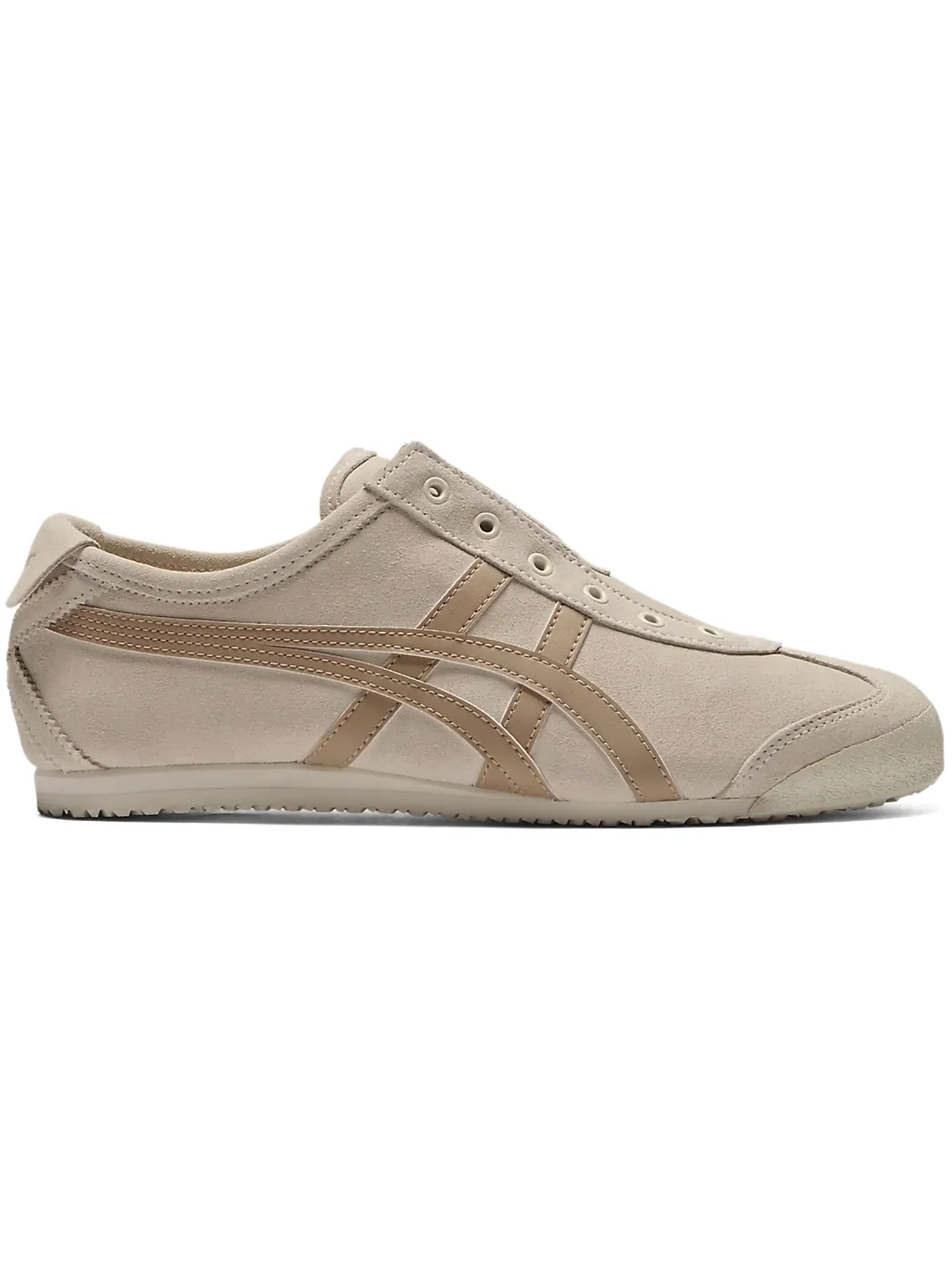 Мужские кроссовки с принтом Onitsuka Tiger Mexico 66 Slip-On ASICS, Birch Wood Crepe — изображение 1 из 1