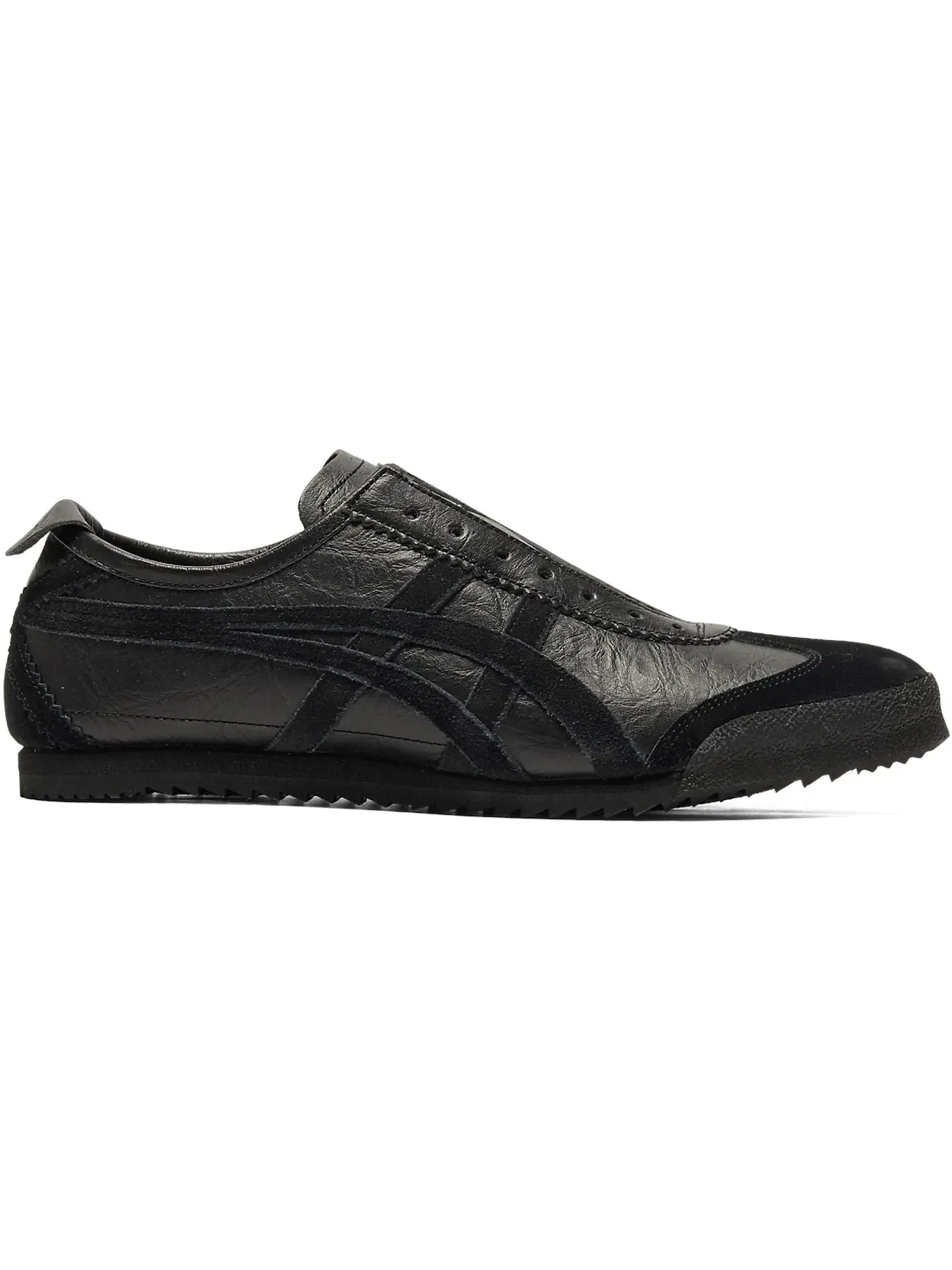 Мужские кроссовки без шнурков Onitsuka Tiger Mexico 66 Slip-On Deluxe — изображение 1 из 1, черный/черный