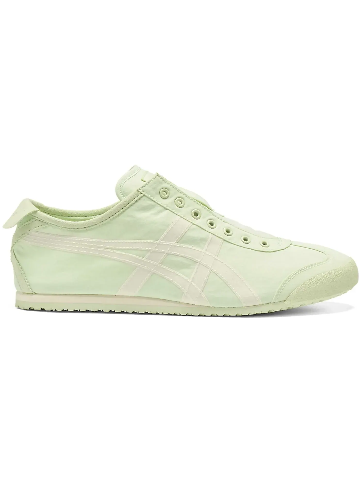 Мужские кроссовки повседневные Onitsuka Tiger Mexico 66 Slip-On ASICS — изображение 1 из 1, зеленый/кремовый