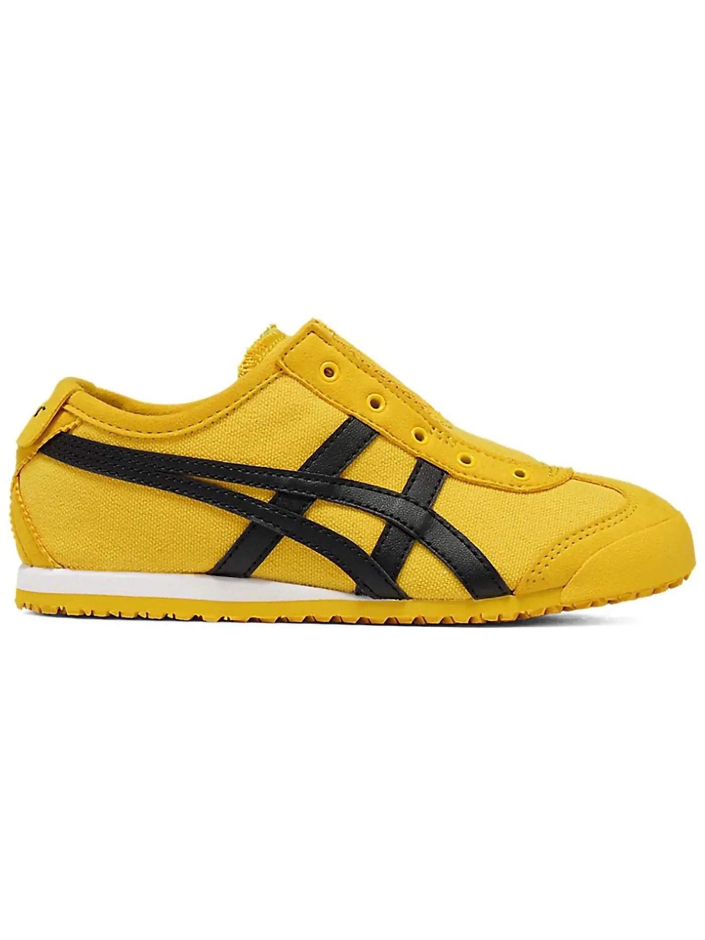 Детские кроссовки повседневные Onitsuka Tiger Mexico 66 Slip-On — изображение 1 из 1, желтый/черный