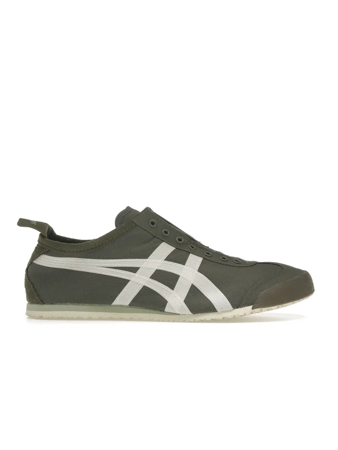 Мужские кроссовки повседневные Onitsuka Tiger Mexico 66 Slip-On ASICS — изображение 1 из 4, зеленый
