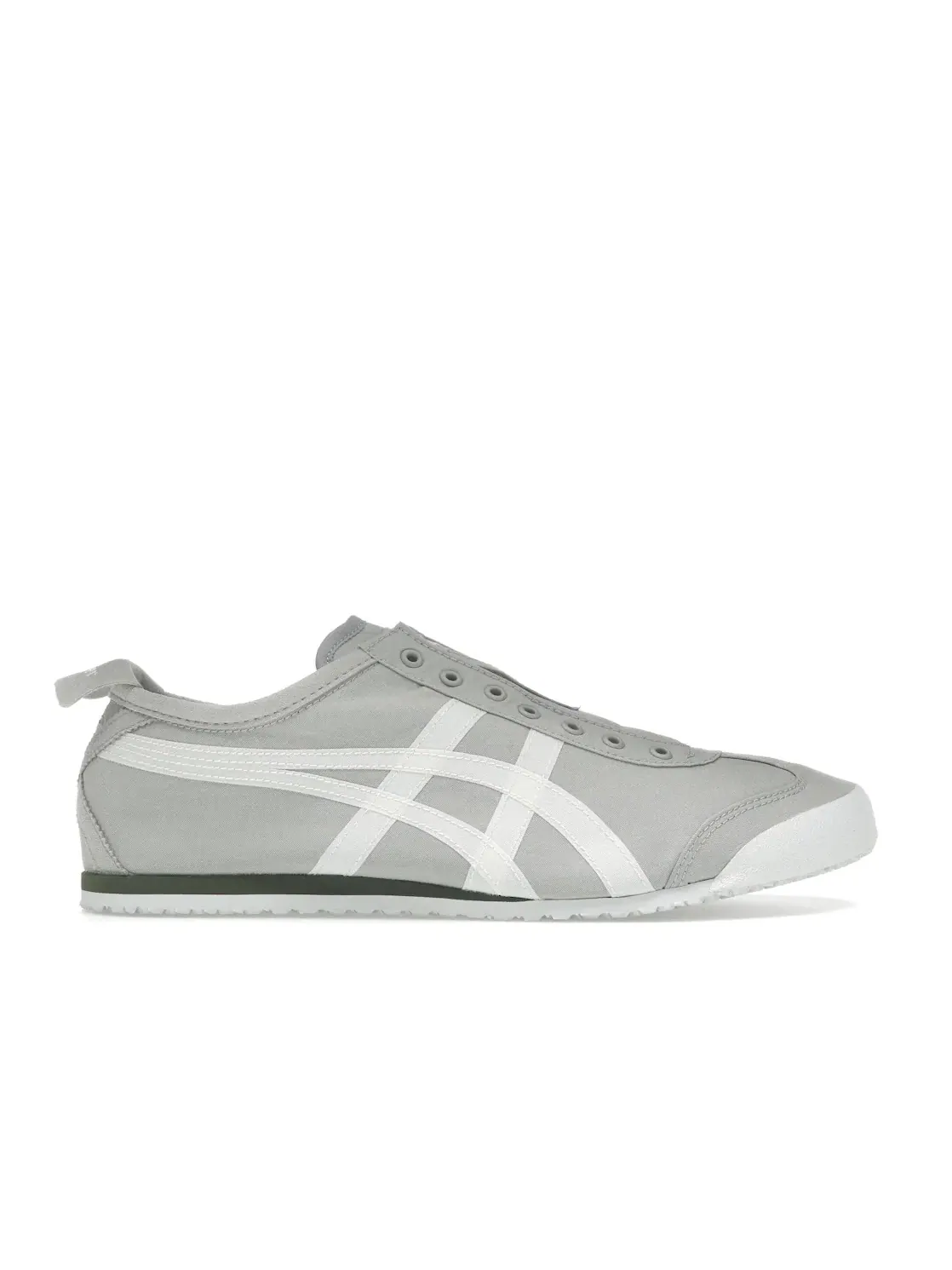 Мужские кроссовки повседневные Onitsuka Tiger Mexico 66 Slip-On ASICS — изображение 1 из 4, серый белый