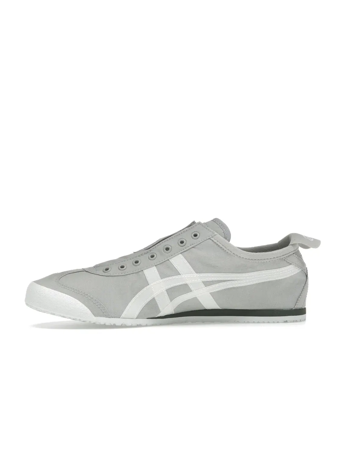 Мужские кроссовки повседневные Onitsuka Tiger Mexico 66 Slip-On ASICS — изображение 3 из 4, серый белый