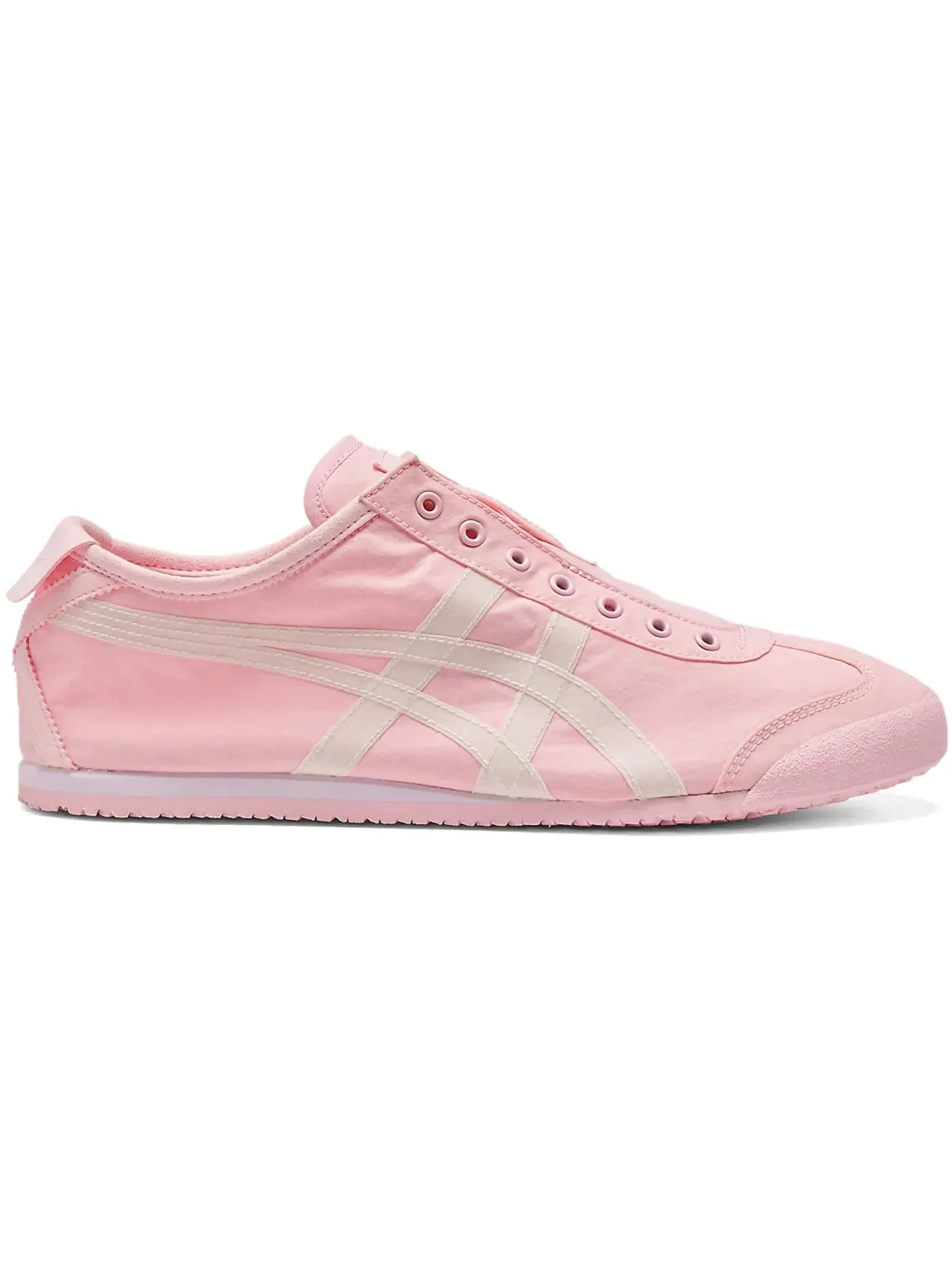 Мужские кроссовки Lifestyle Onitsuka Tiger Mexico 66 Slip-On ASICS — изображение 1 из 1, розовый кремовый