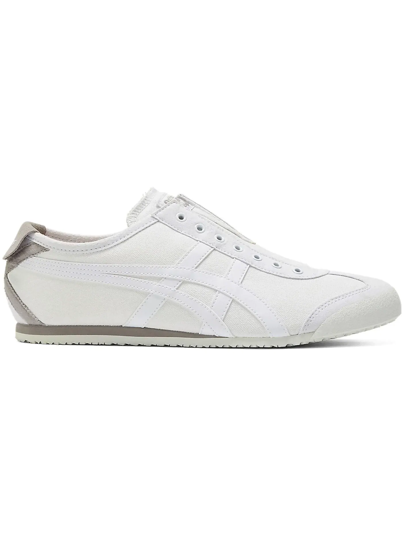 Мужские кроссовки повседневные Onitsuka Tiger Mexico 66 Slip-On ASICS — изображение 1 из 1, белый/белый