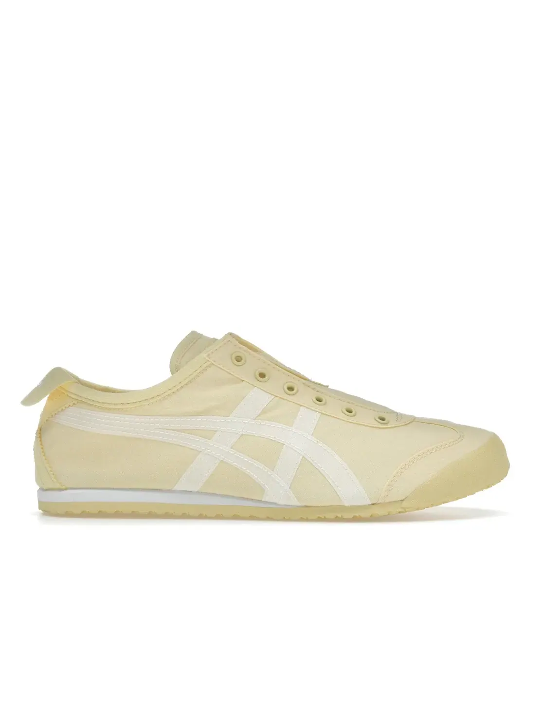 Мужские кроссовки повседневные Onitsuka Tiger Mexico 66 Slip-On ASICS — изображение 1 из 4, желтый/кремовый