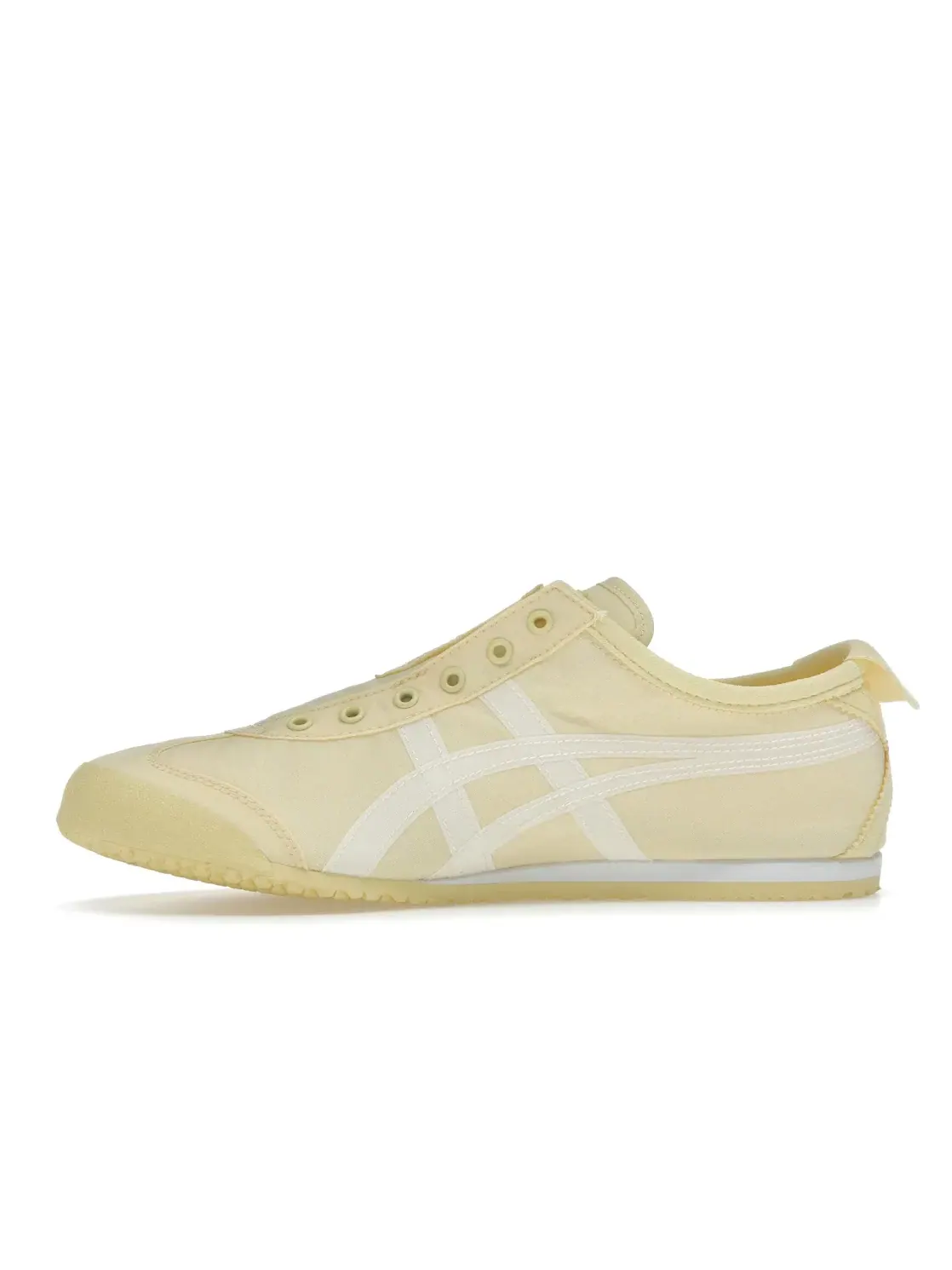 Мужские кроссовки повседневные Onitsuka Tiger Mexico 66 Slip-On ASICS — изображение 3 из 4, желтый/кремовый