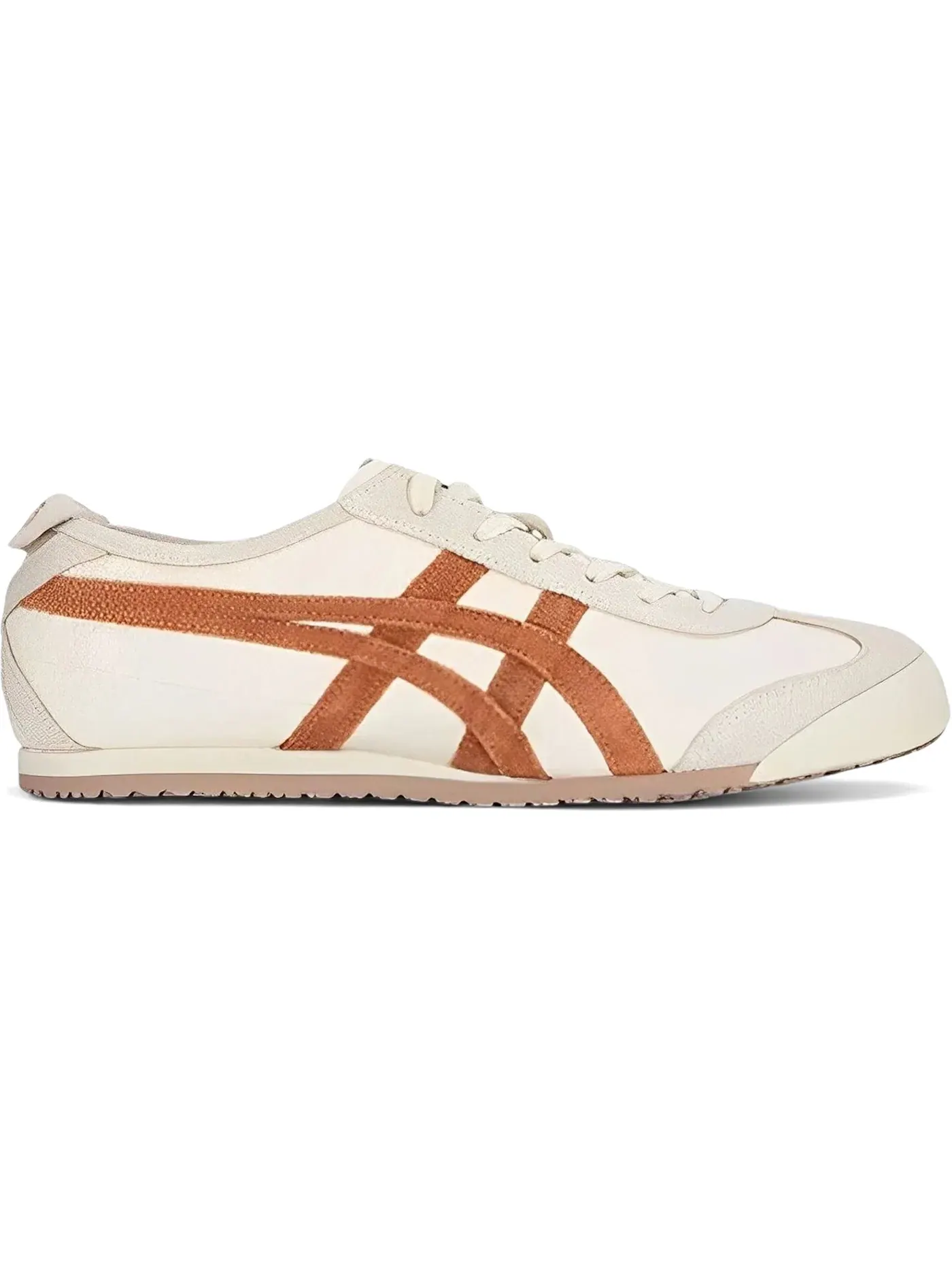 Мужские кроссовки для повседневной носки Onitsuka Tiger Mexico 66 Vintage ASICS — изображение 1 из 1, бежевый