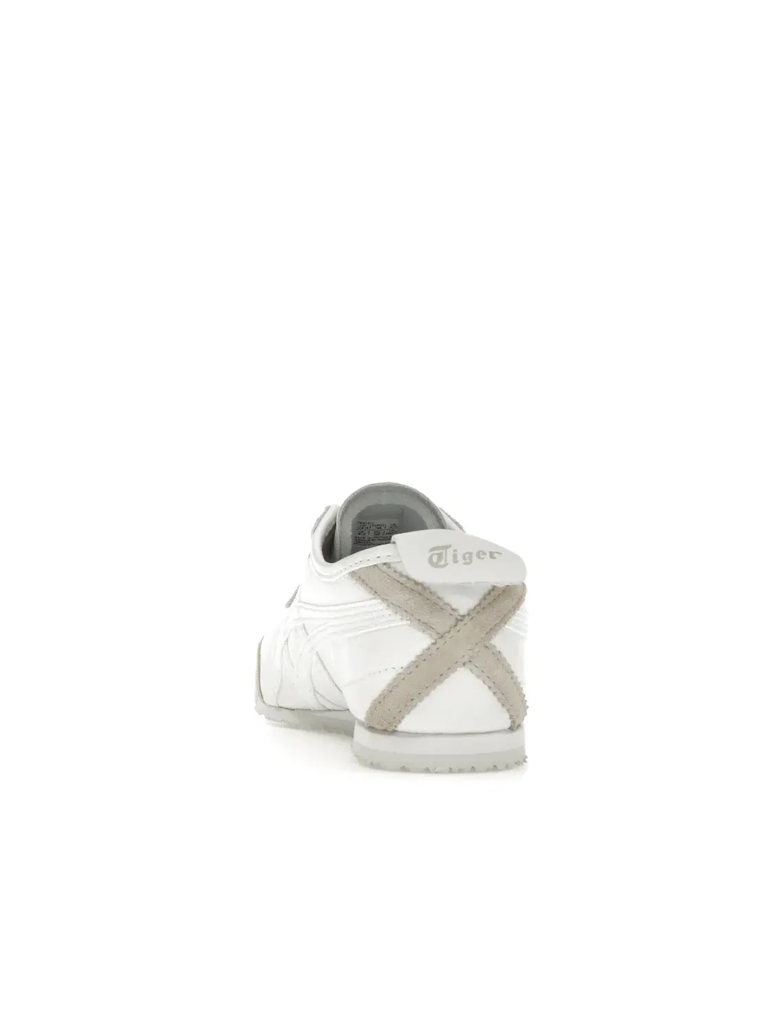 Мужские кроссовки с винтажным дизайном Onitsuka Tiger Mexico 66 ASICS — изображение 4 из 4, белый/белый