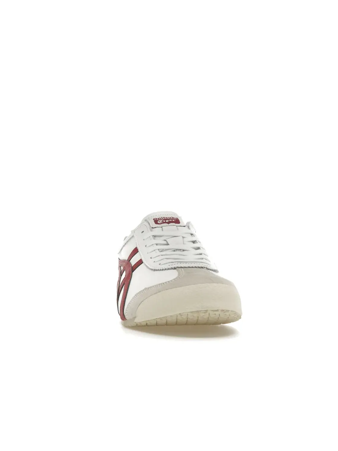 Мужские кроссовки с замшевыми вставками Onitsuka Tiger Mexico 66 ASICS — изображение 2 из 4, белый/бордовый