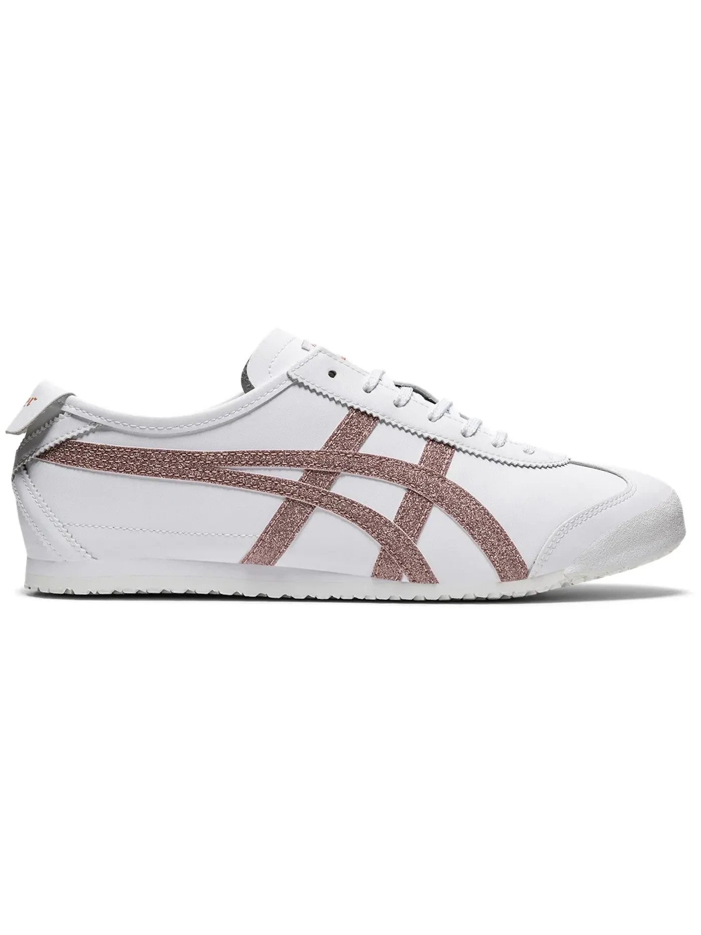 Мужские кроссовки для повседневной носки Onitsuka Tiger Mexico 66 ASICS — изображение 1 из 1, белый/розовый золотистый