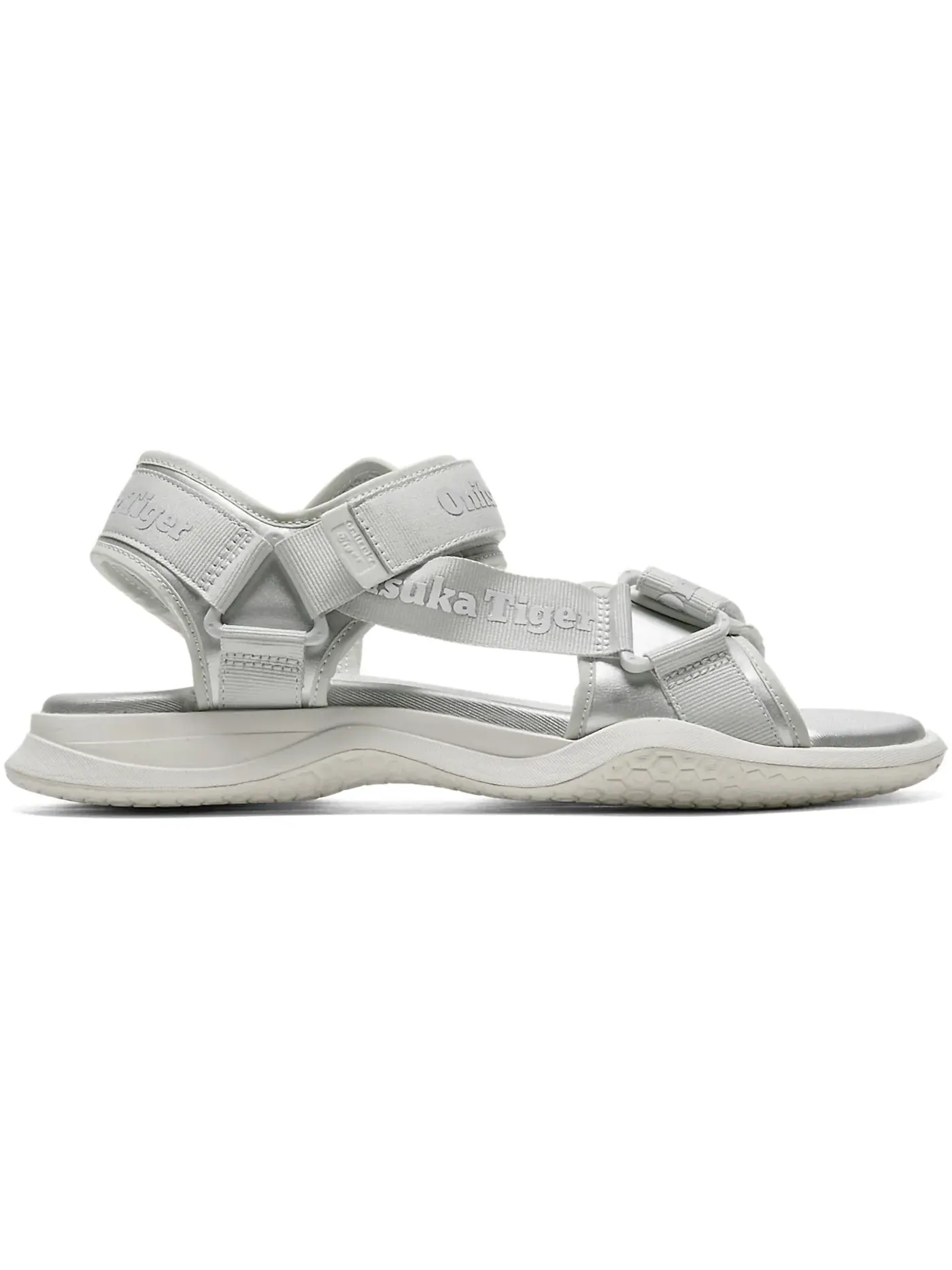 Мужские сандалии с ремешками Onitsuka Tiger Ohbori Strap Sandal — изображение 1 из 1, серебристый серый