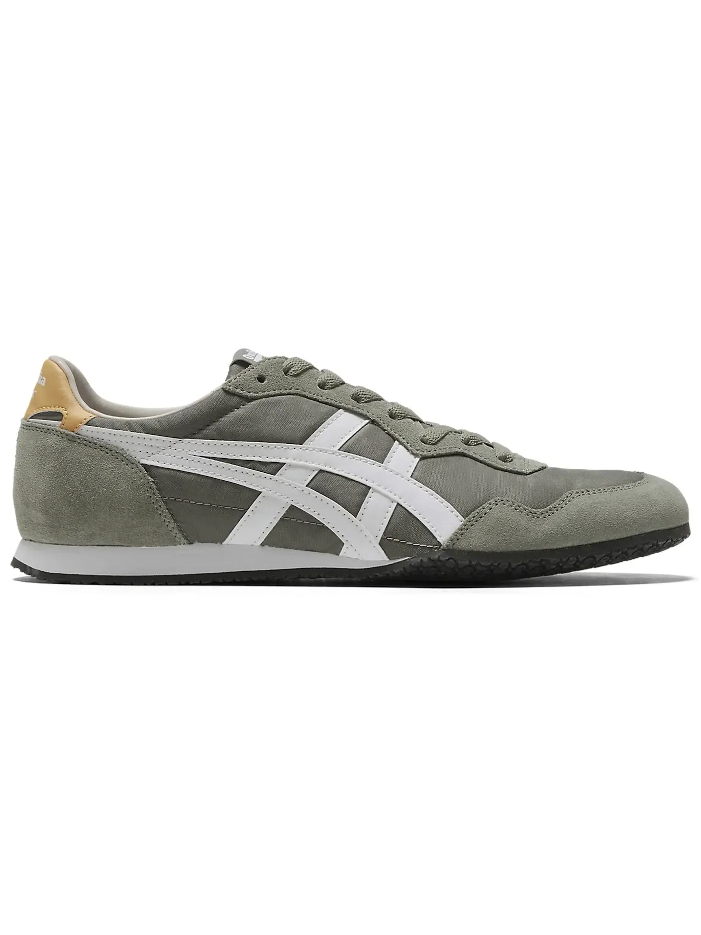 Мужские кроссовки Lifestyle Onitsuka Tiger Serrano ASICS — изображение 1 из 1, оливковый/белый