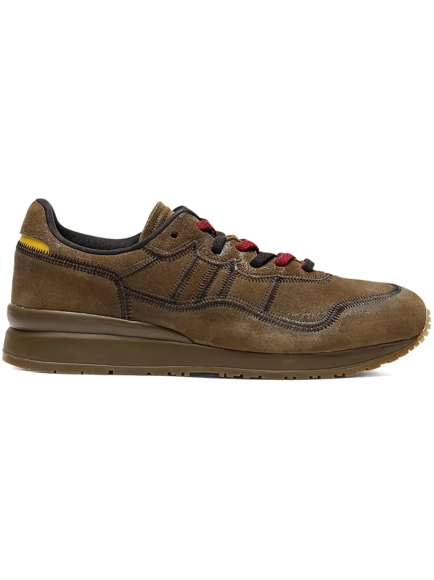 Мужские кроссовки Lifestyle Onitsuka Tiger Tiger Ally Stitch — изображение 1 из 1, коричневый желтый