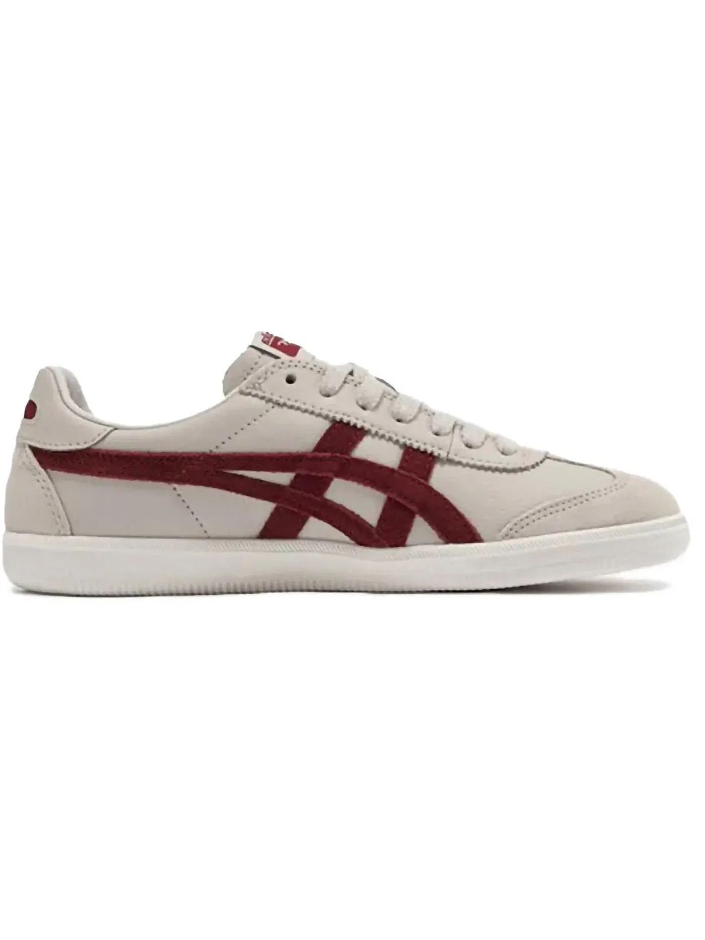 Мужские кроссовки с замшевым верхом Onitsuka Tiger Tokuten ASICS — изображение 1 из 1, белый/бордовый красный