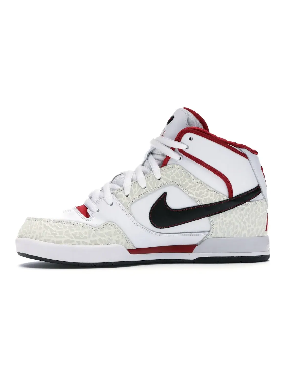Мужские кроссовки высокие Nike SB Paul Rodriguez 2 High — изображение 3 из 4, белый/красный