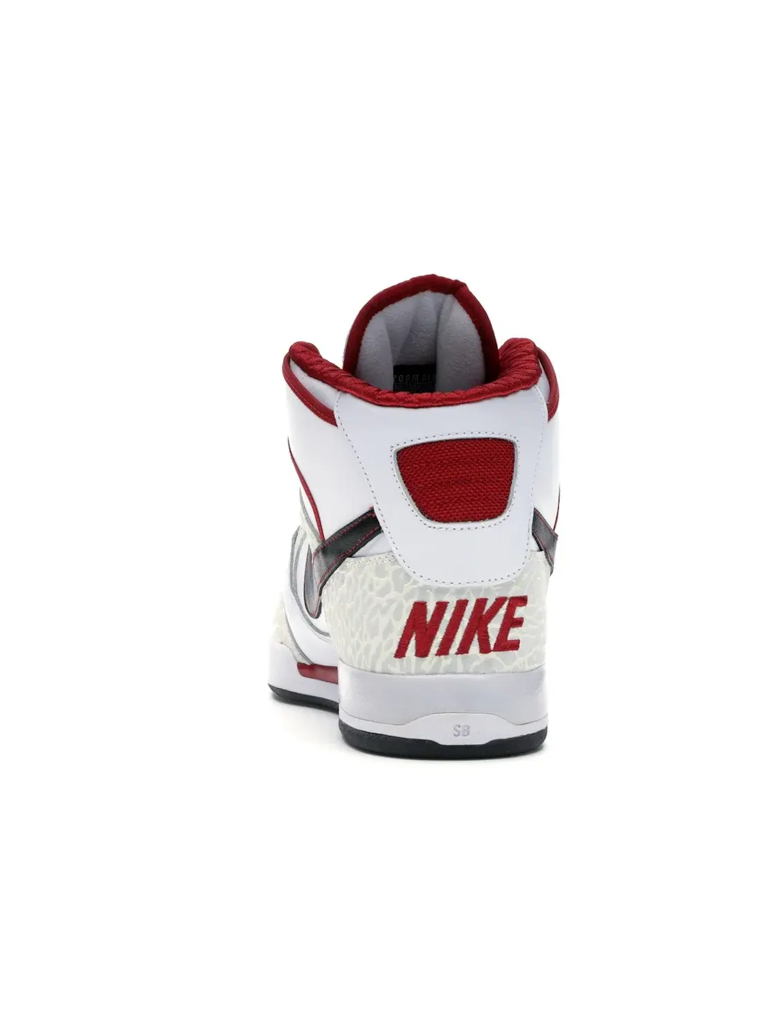 Мужские кроссовки высокие Nike SB Paul Rodriguez 2 High — изображение 4 из 4, белый/красный