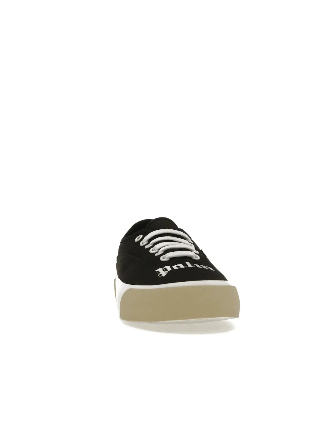 Мужские кроссовки с логотипом Palm Angels Low Top Palm Angels — изображение 2 из 4, черный/белый