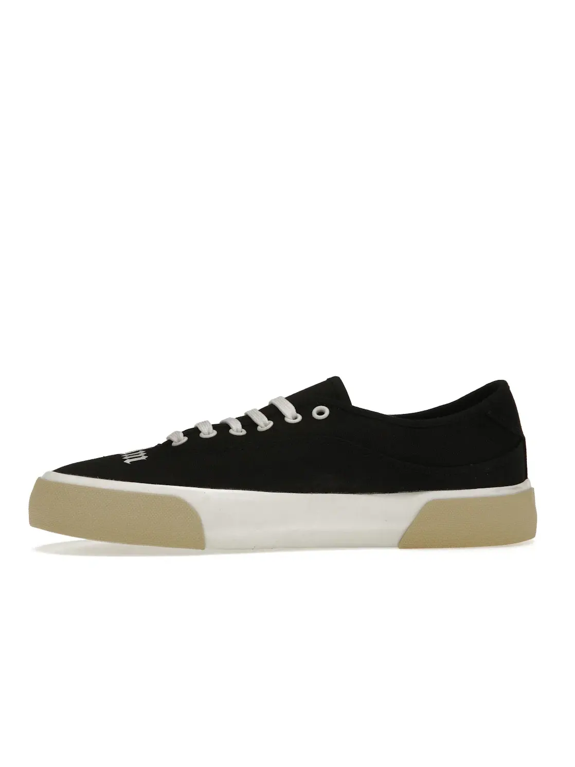 Мужские кроссовки с логотипом Palm Angels Low Top Palm Angels — изображение 3 из 4, черный/белый