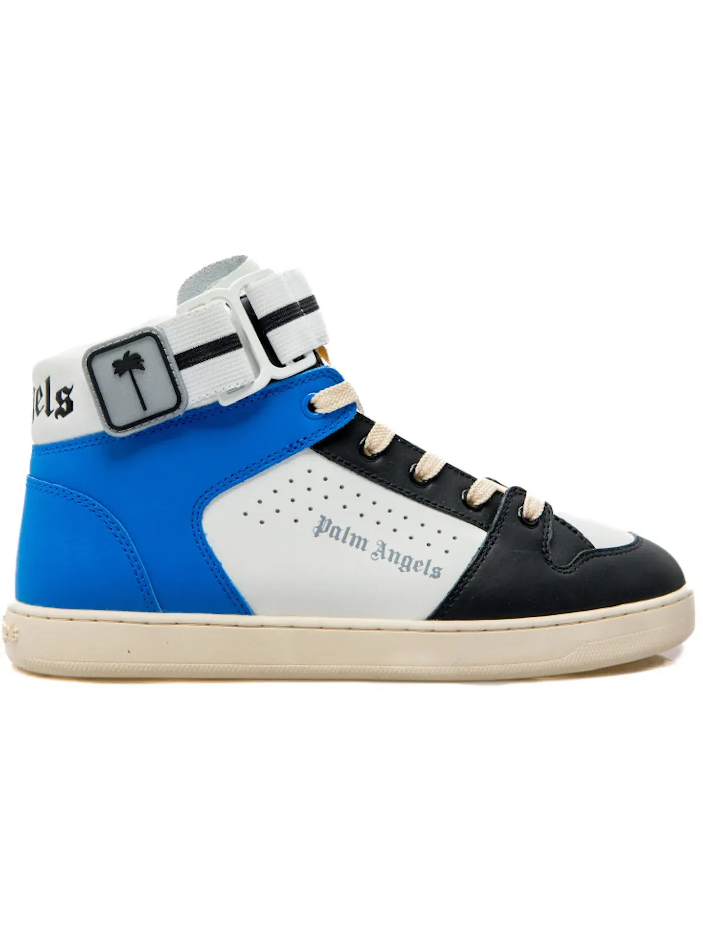 Мужские кроссовки высокие Palm Angels Palm 1 High Top Palm Angels — изображение 1 из 1, белый/черный/синий