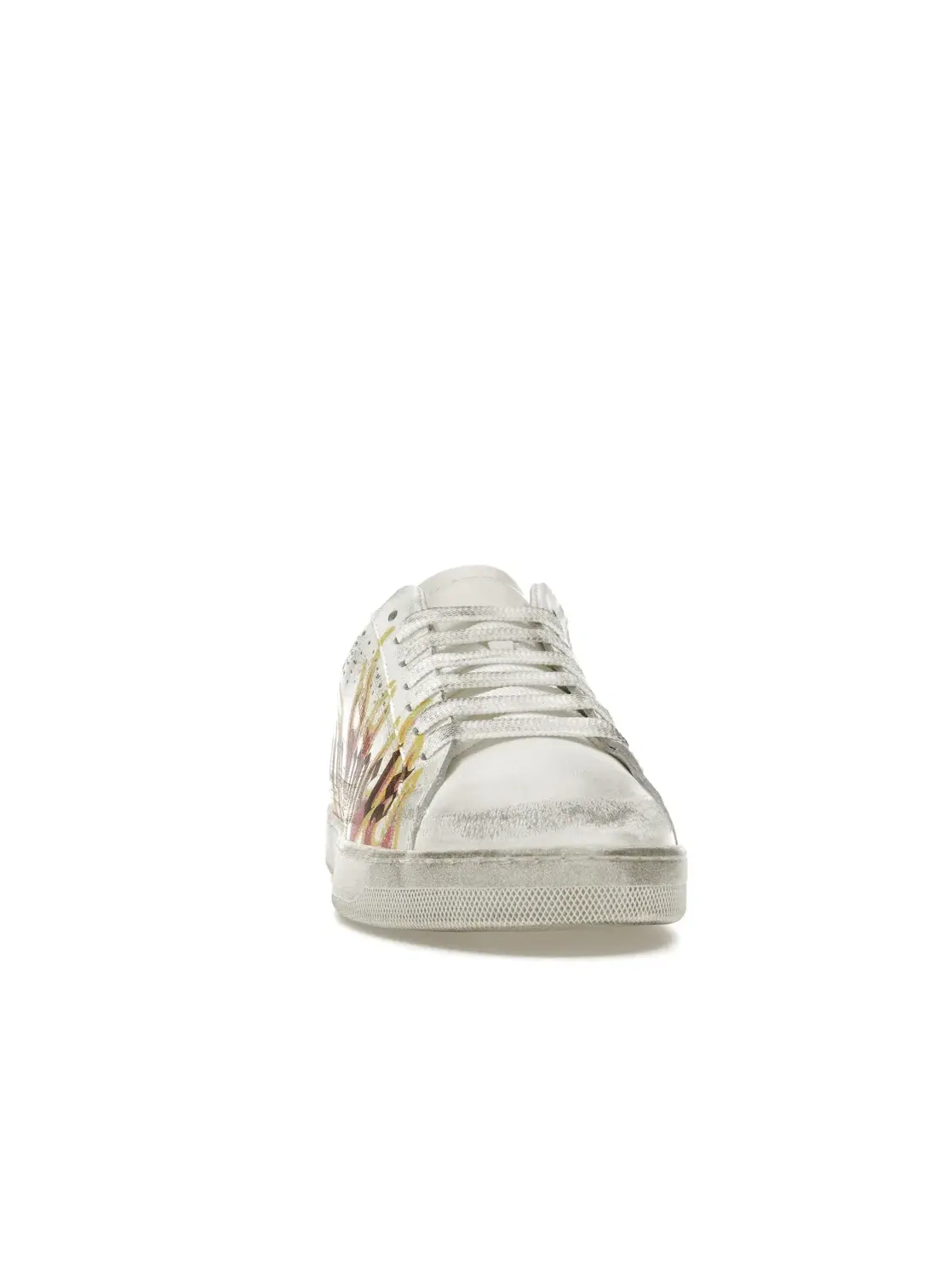 Мужские кроссовки с принтом Palm Angels Palm One Low-Top Flame Print — изображение 2 из 4, белый мульти