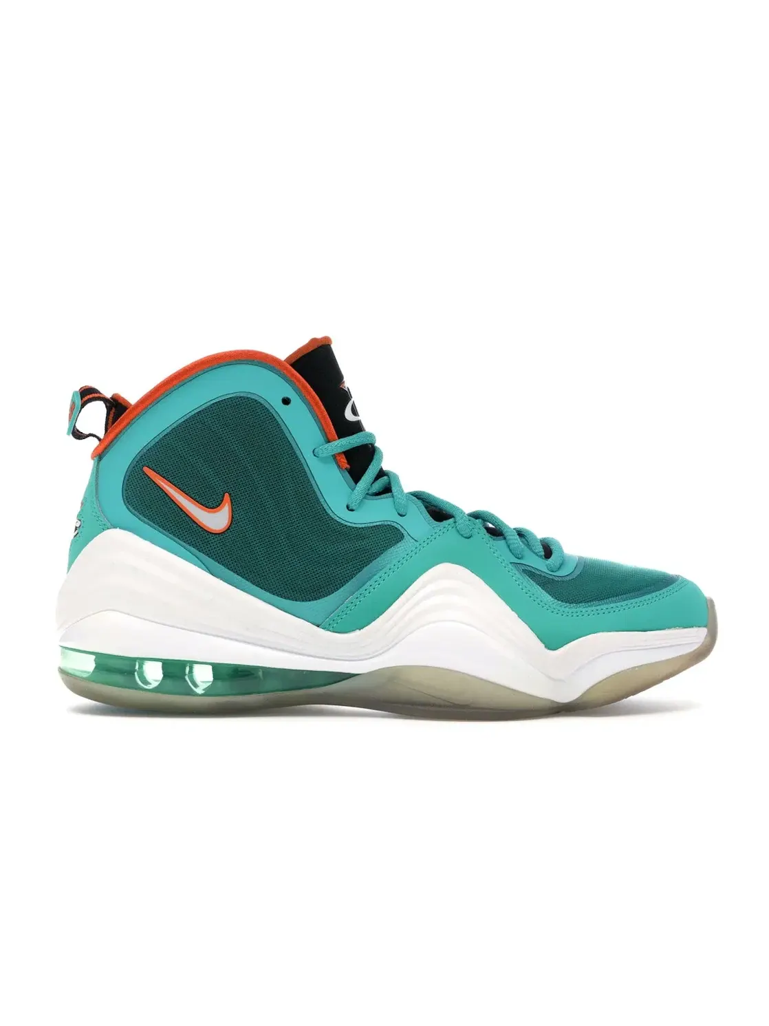 Мужские кроссовки Lifestyle Nike Penny V — изображение 1 из 4, зеленый/оранжевый-белый