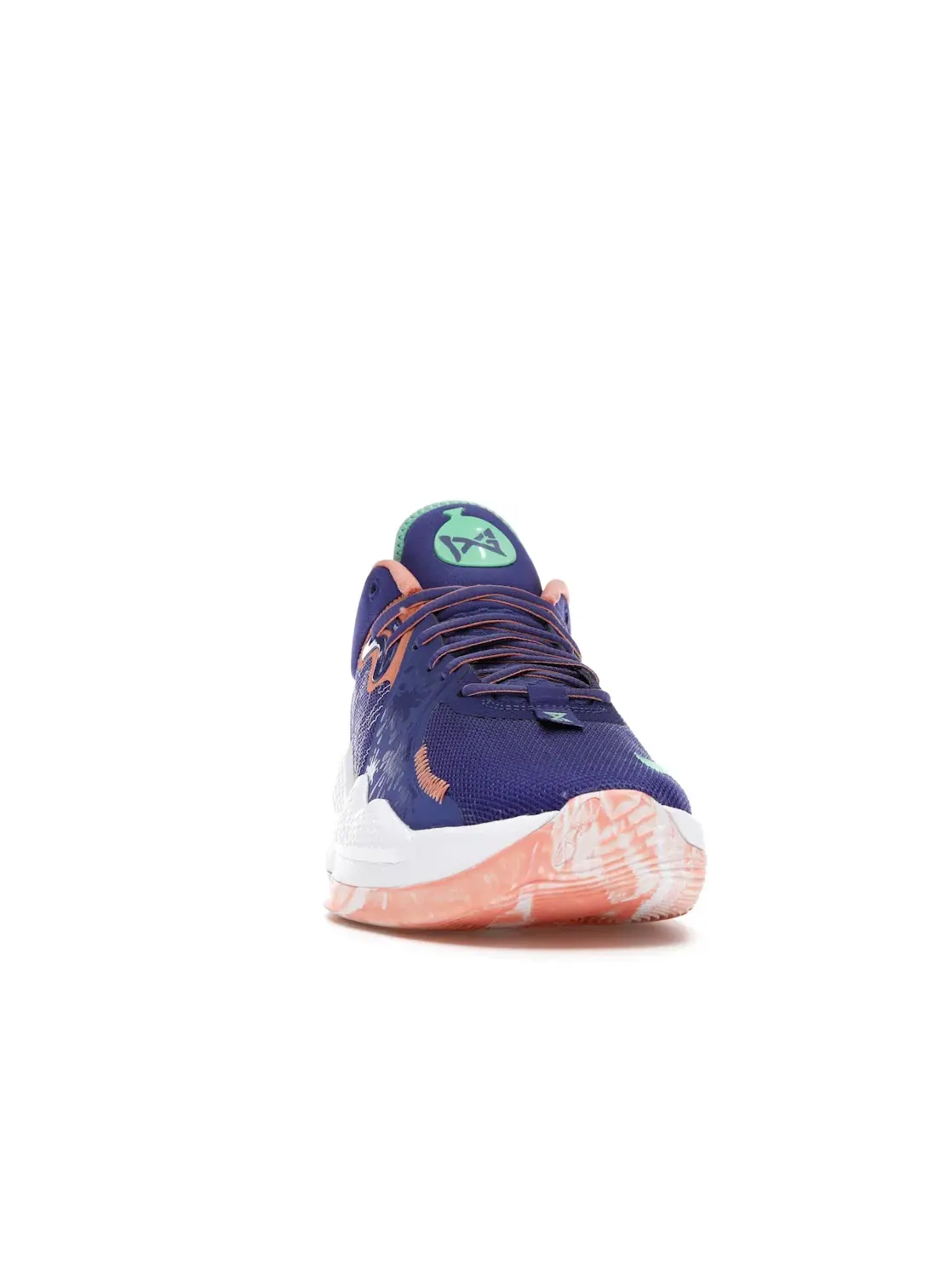 Мужские кроссовки для баскетбола с амортизацией PG 5 Nike — изображение 2 из 4, зеленый/синий