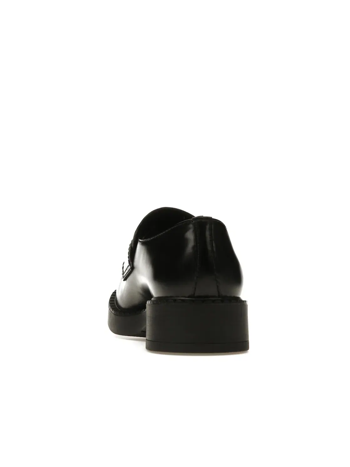 Мужские лоферы с цепочкой Prada Prada 35mm Loafer — изображение 4 из 4, черный/серебристый