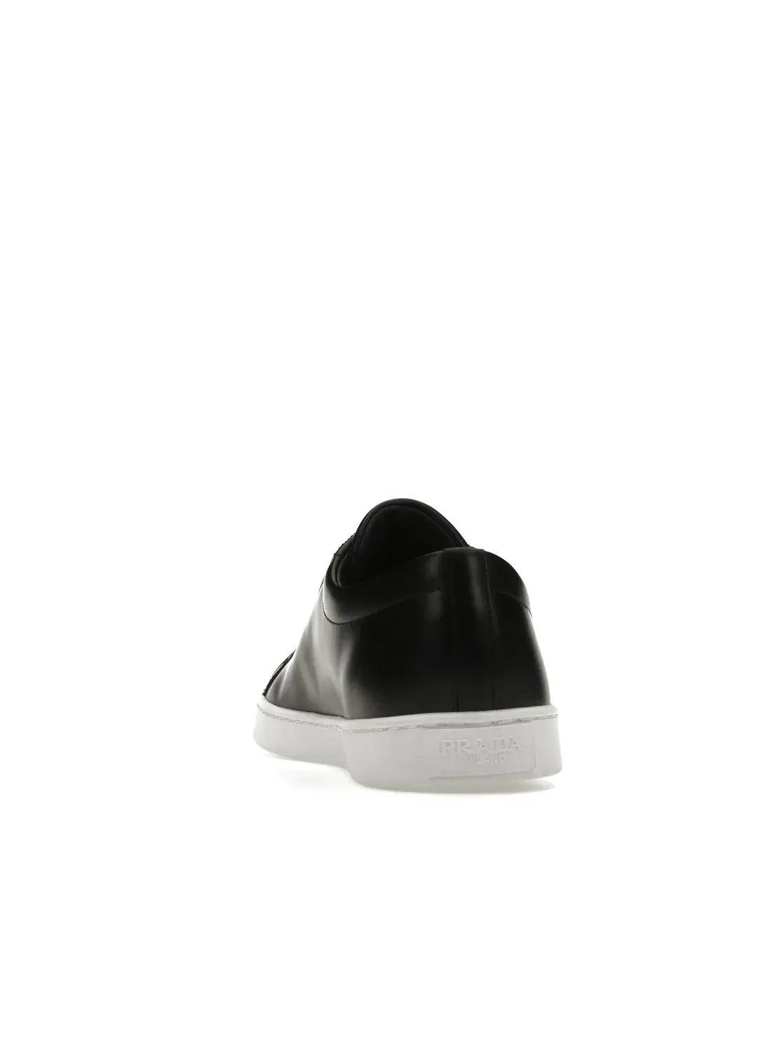 Мужские кроссовки на шнуровке Prada Brushed Sneakers Prada — изображение 4 из 4, черный/черный/белый