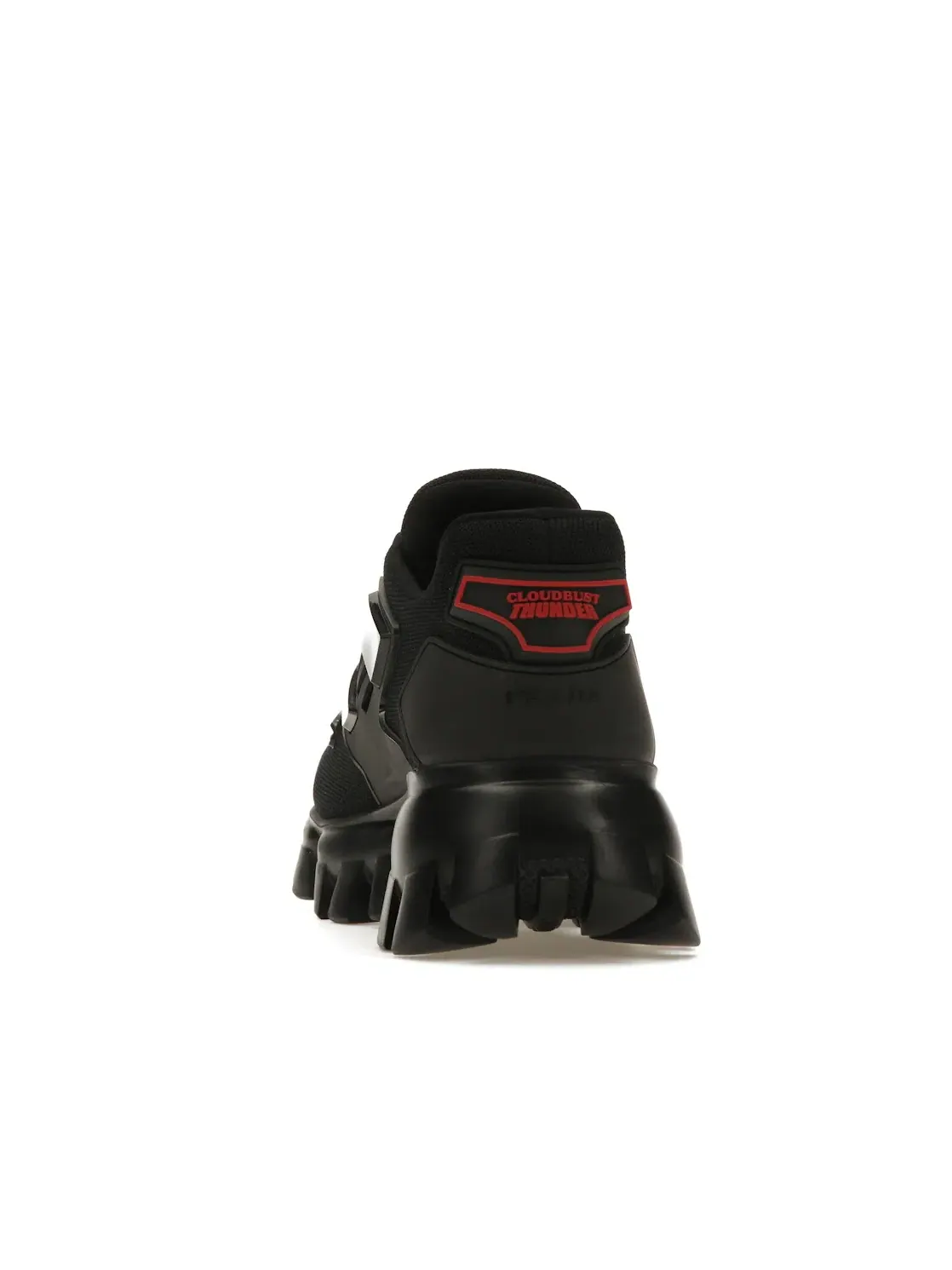 Женские кроссовки с оригинальным дизайном Prada Cloudbust Thunder Sneakers Prada — изображение 4 из 4, черный/черный/красный