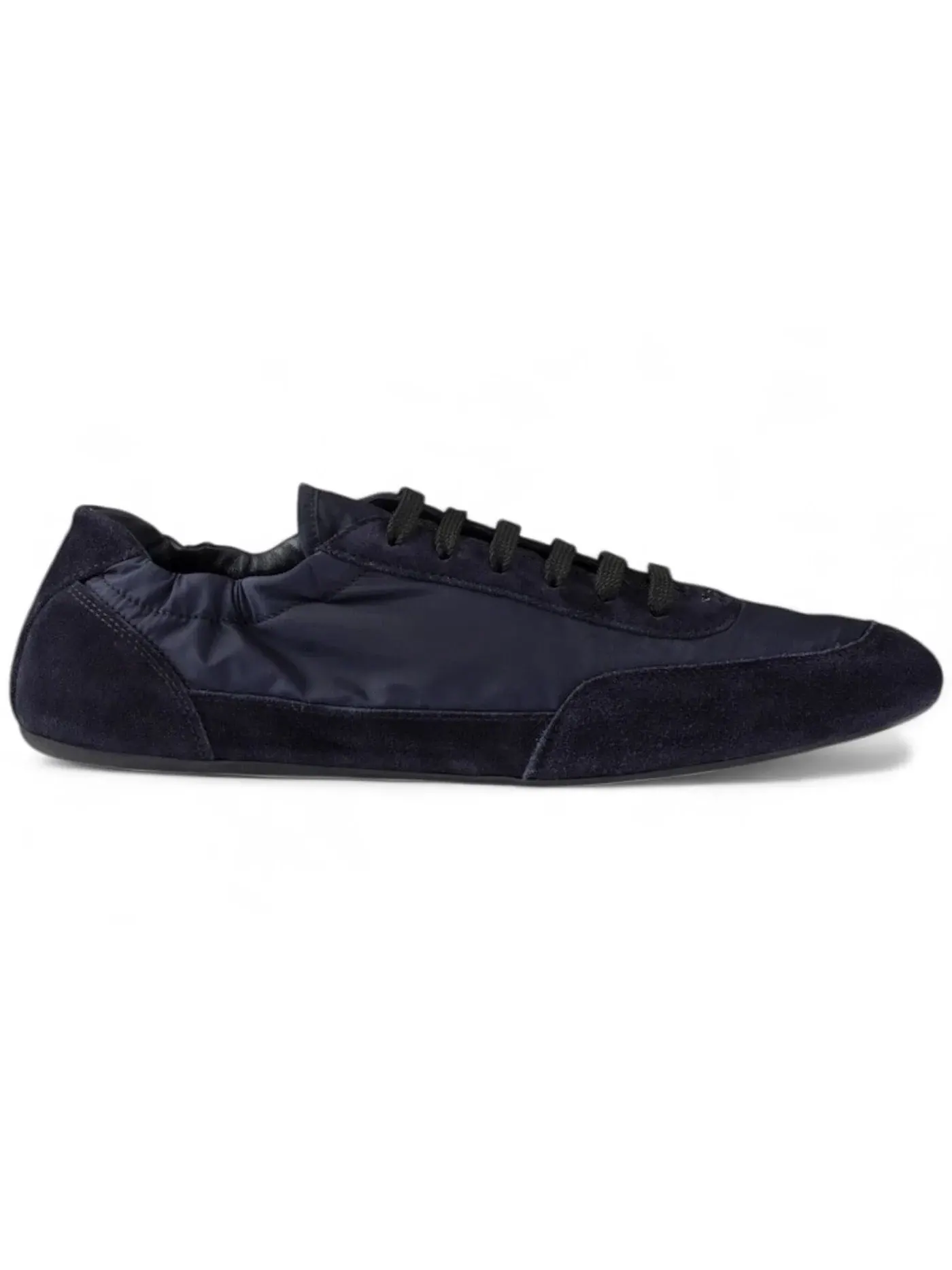 Женские кроссовки складные Prada Collapse Re-Nylon Sneakers Prada — изображение 1 из 1, темно-синий