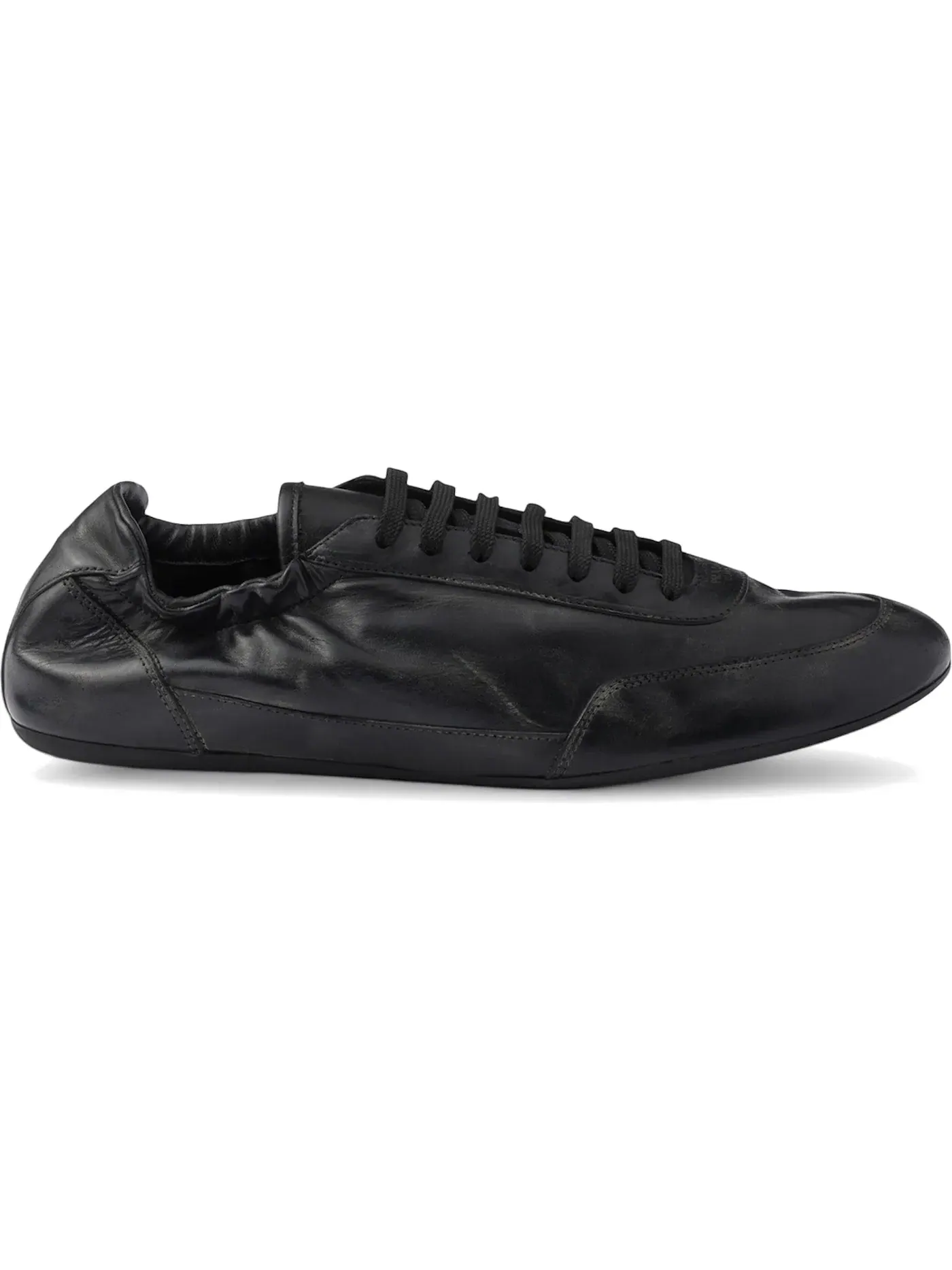 Мужские кроссовки на шнуровке Prada Collapse Sneakers Prada — изображение 1 из 1, черный