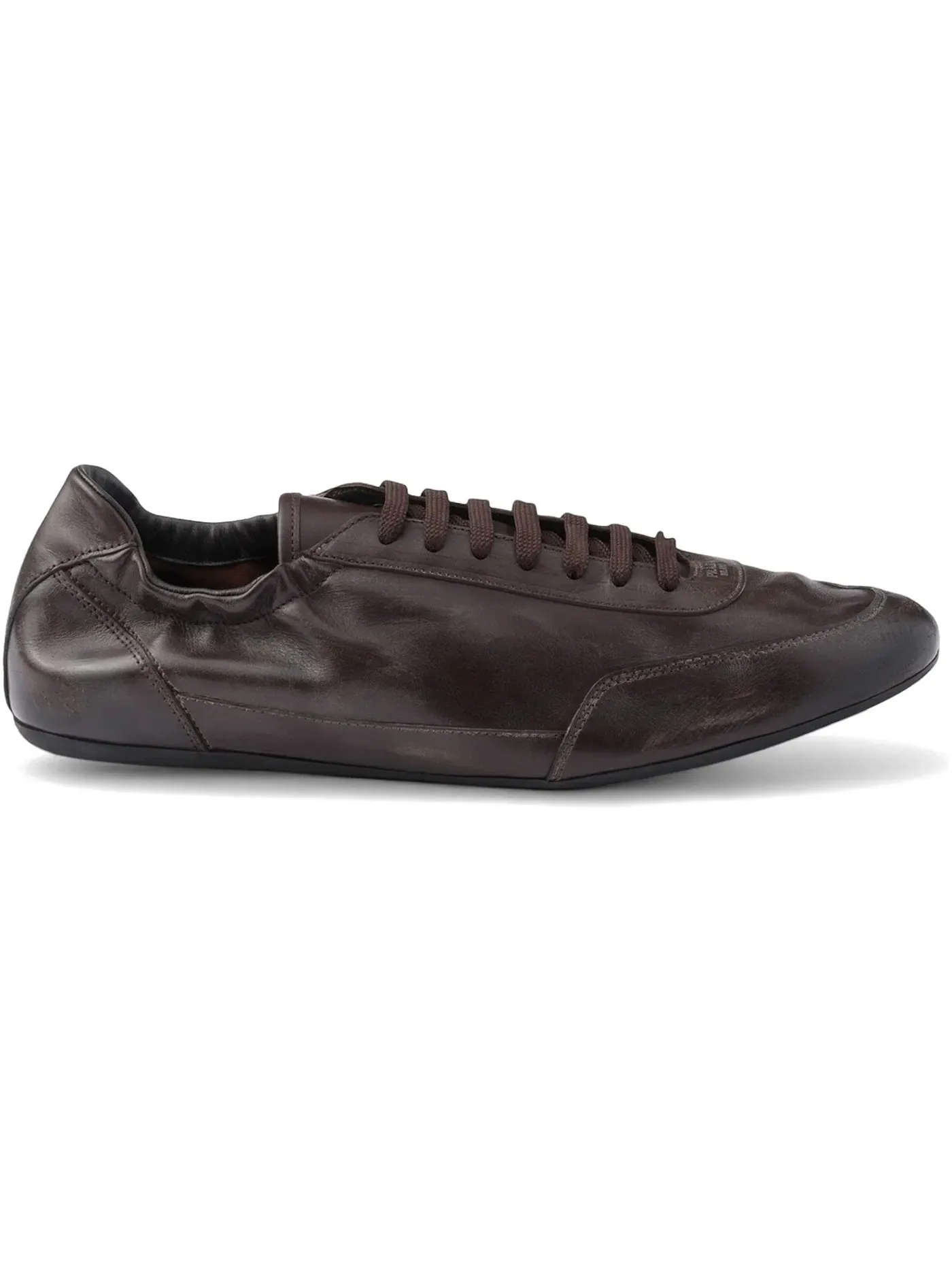 Мужские кроссовки с замшей Prada Collapse Sneakers Prada — изображение 1 из 1, коричневый