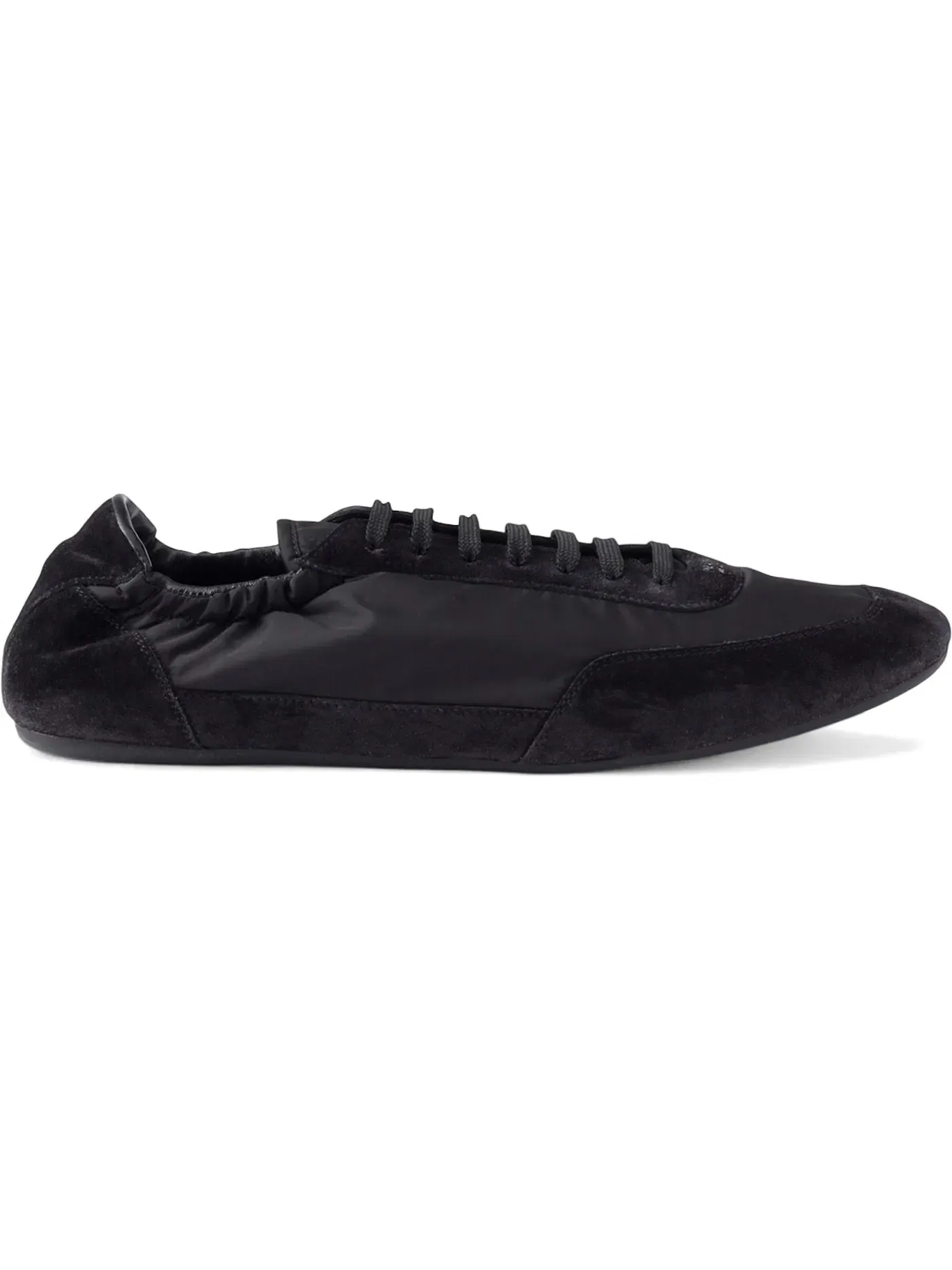Мужские кроссовки из нейлона и замши Collapse Sneakers Prada — изображение 1 из 1, черный