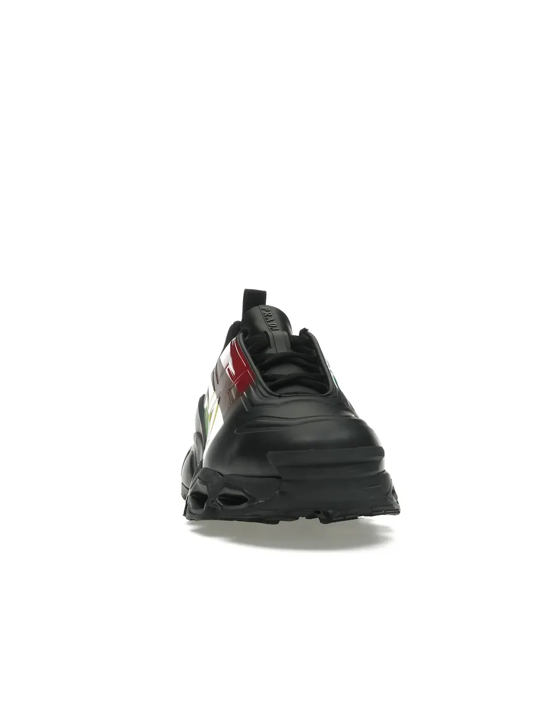 Мужские кроссовки с перекрестным дизайном Prada Collision Cross Sneaker Prada — изображение 2 из 4, черный/зеленый