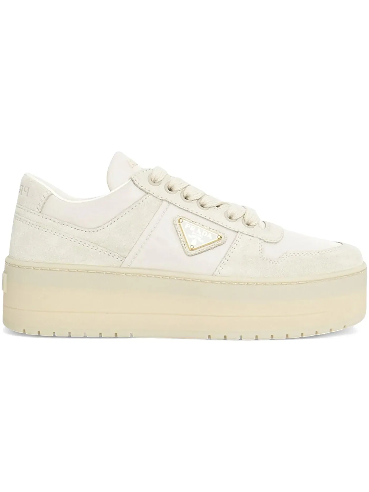 Женские кроссовки Prada Downtown Bold Low Top — изображение 1 из 1, белый