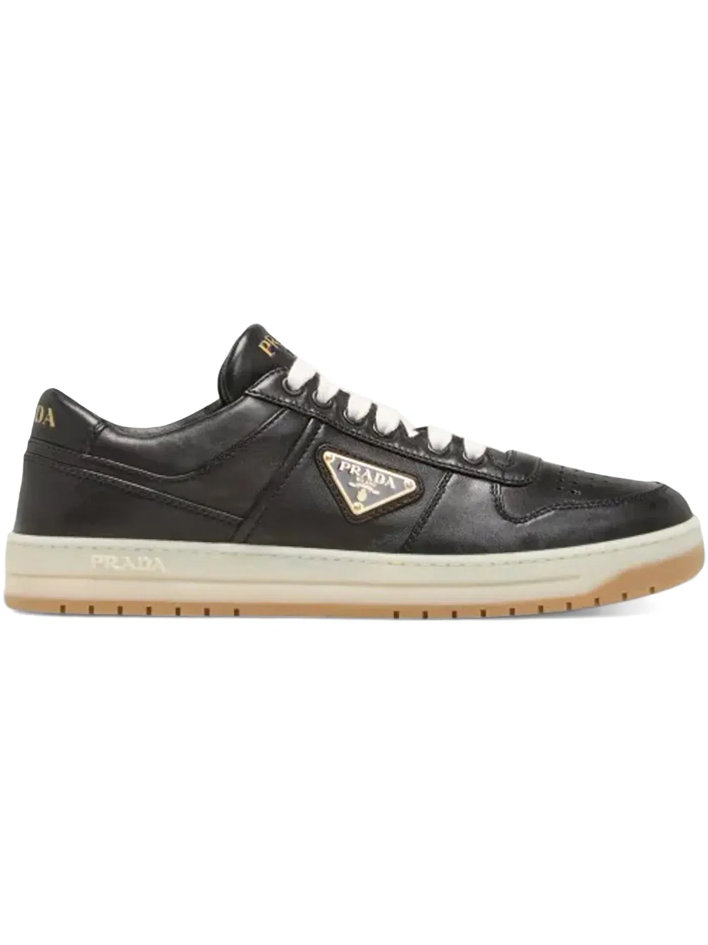 Мужские кроссовки Prada Downtown Low Top Sneakers Prada — изображение 1 из 1, черный