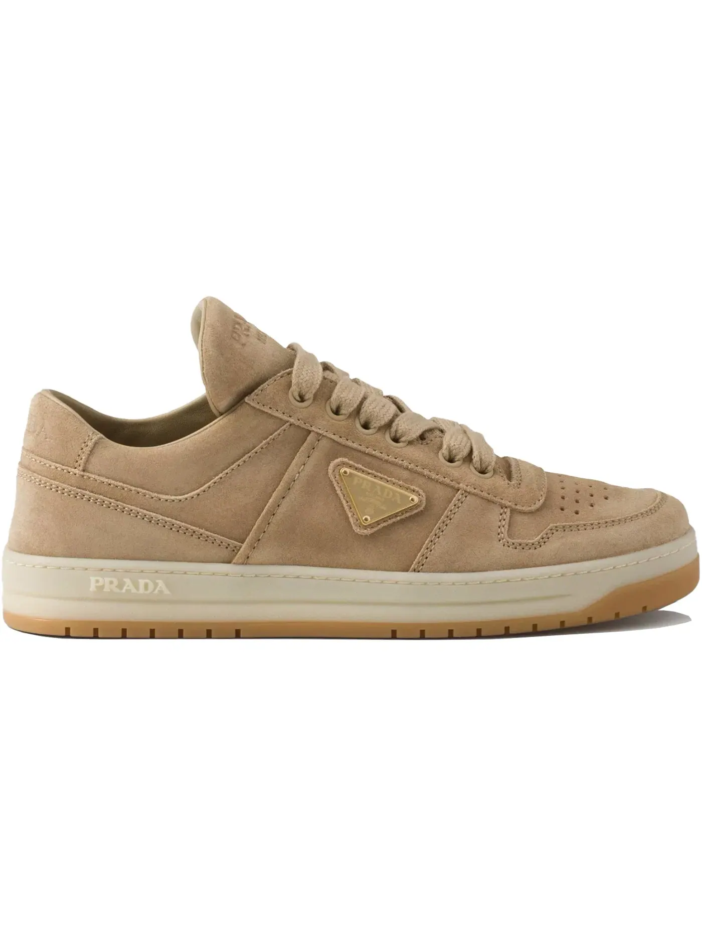 Мужские кроссовки Prada Downtown Low Top Sneakers Prada — изображение 1 из 1, экру