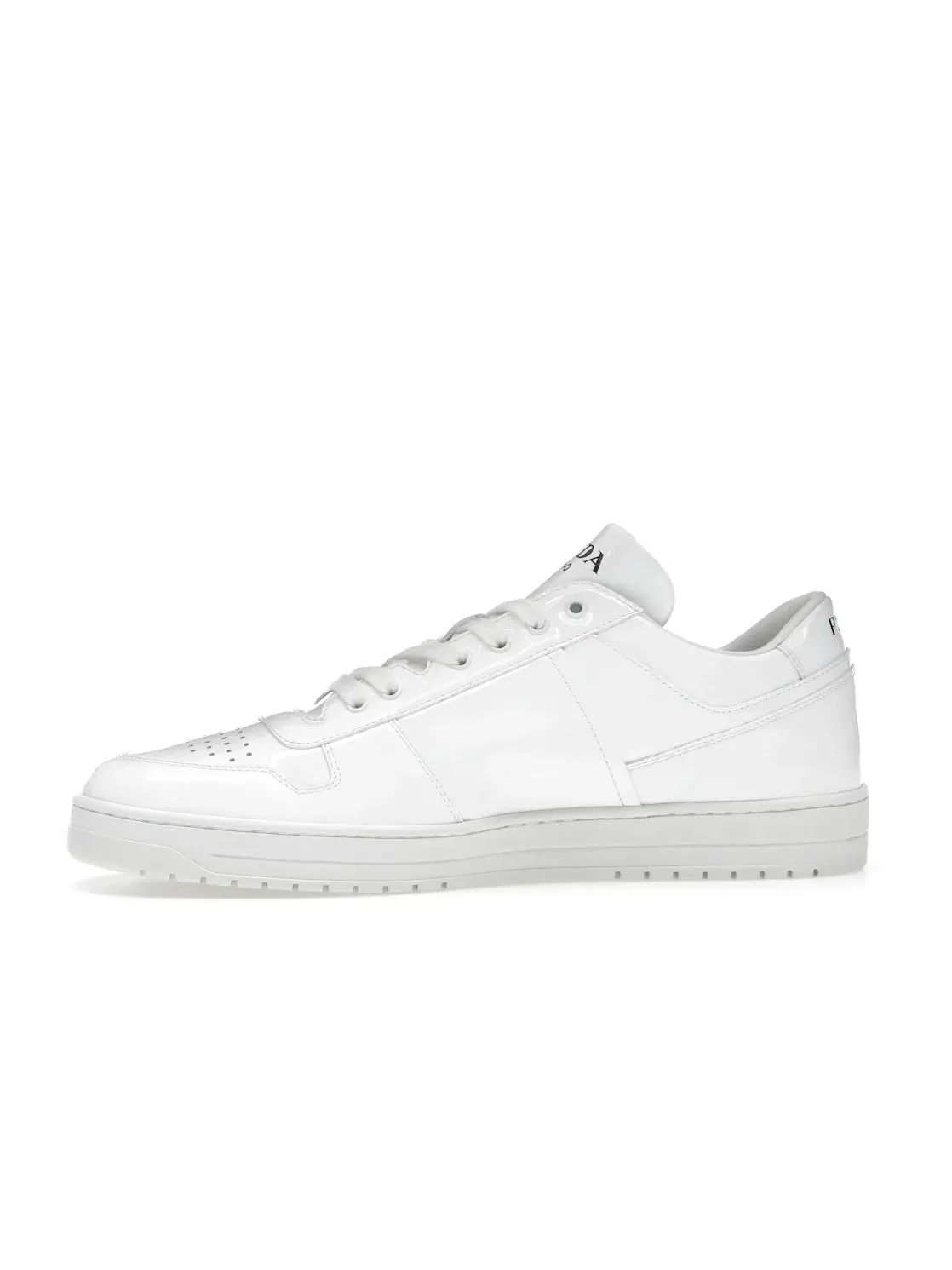 Мужские кроссовки кожаные Prada Downtown Low Top Sneakers Prada — изображение 3 из 4, белый