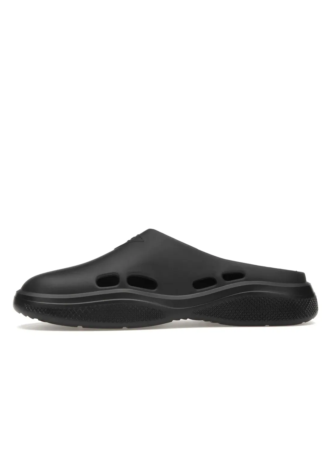 Мужские сабо Prada Foam Rubber Mule — изображение 3 из 4, черный