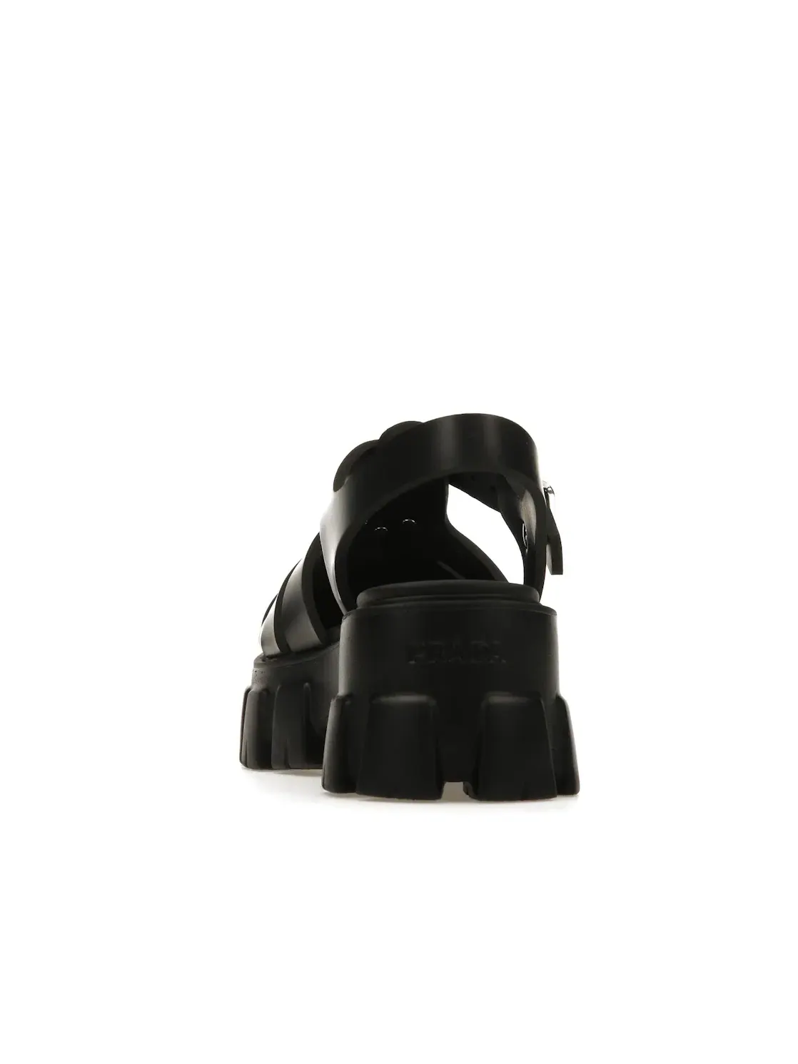 Женские сандалии на платформе Prada Monolith Foam Rubber 55mm — изображение 4 из 4, черный