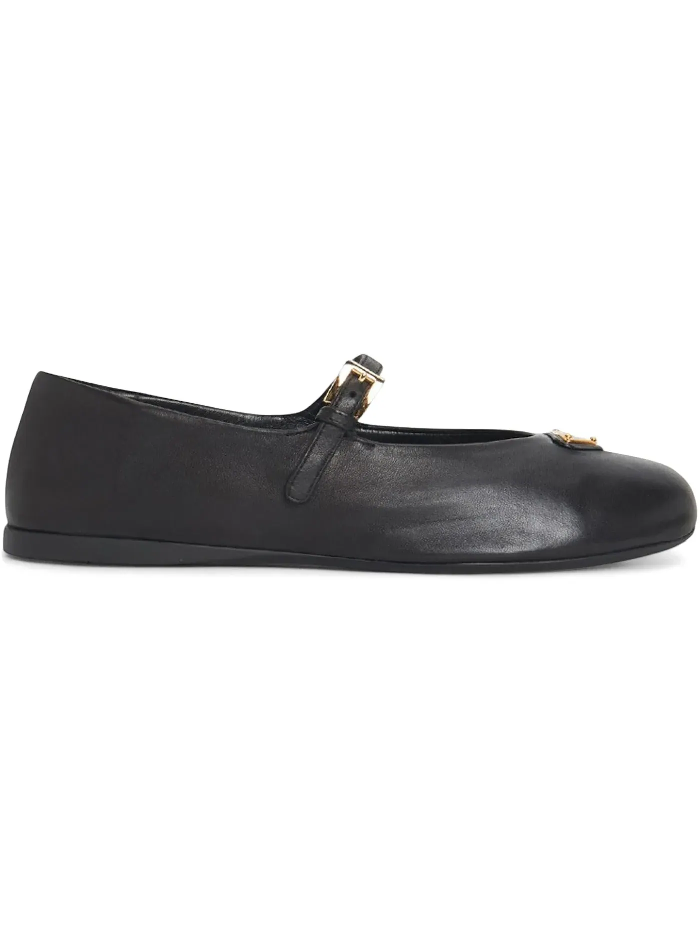 Женские балетки из мягкой кожи Nappa Prada