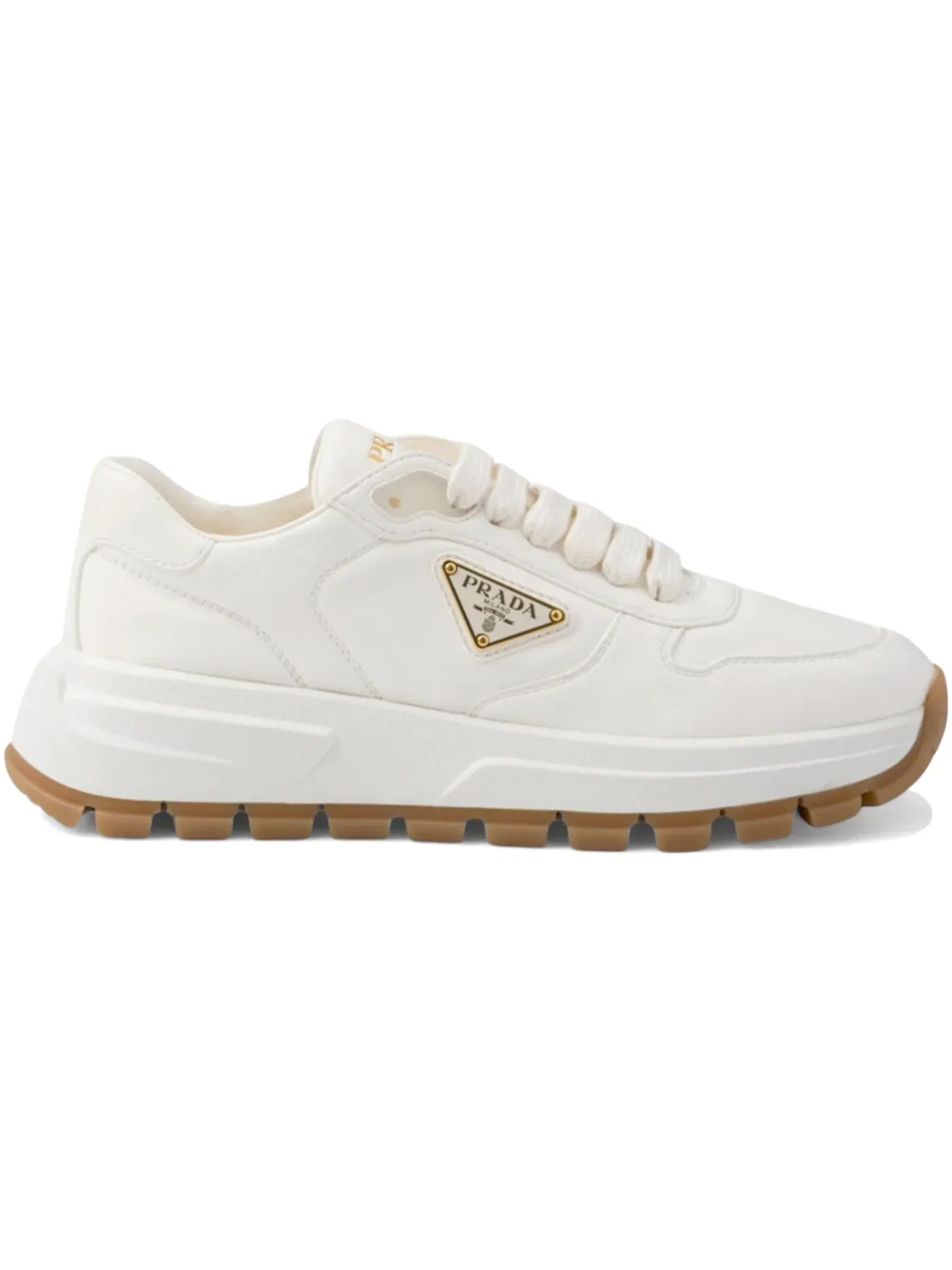 Женские кожаные кроссовки Prada PRAX 01 — изображение 1 из 1, белый