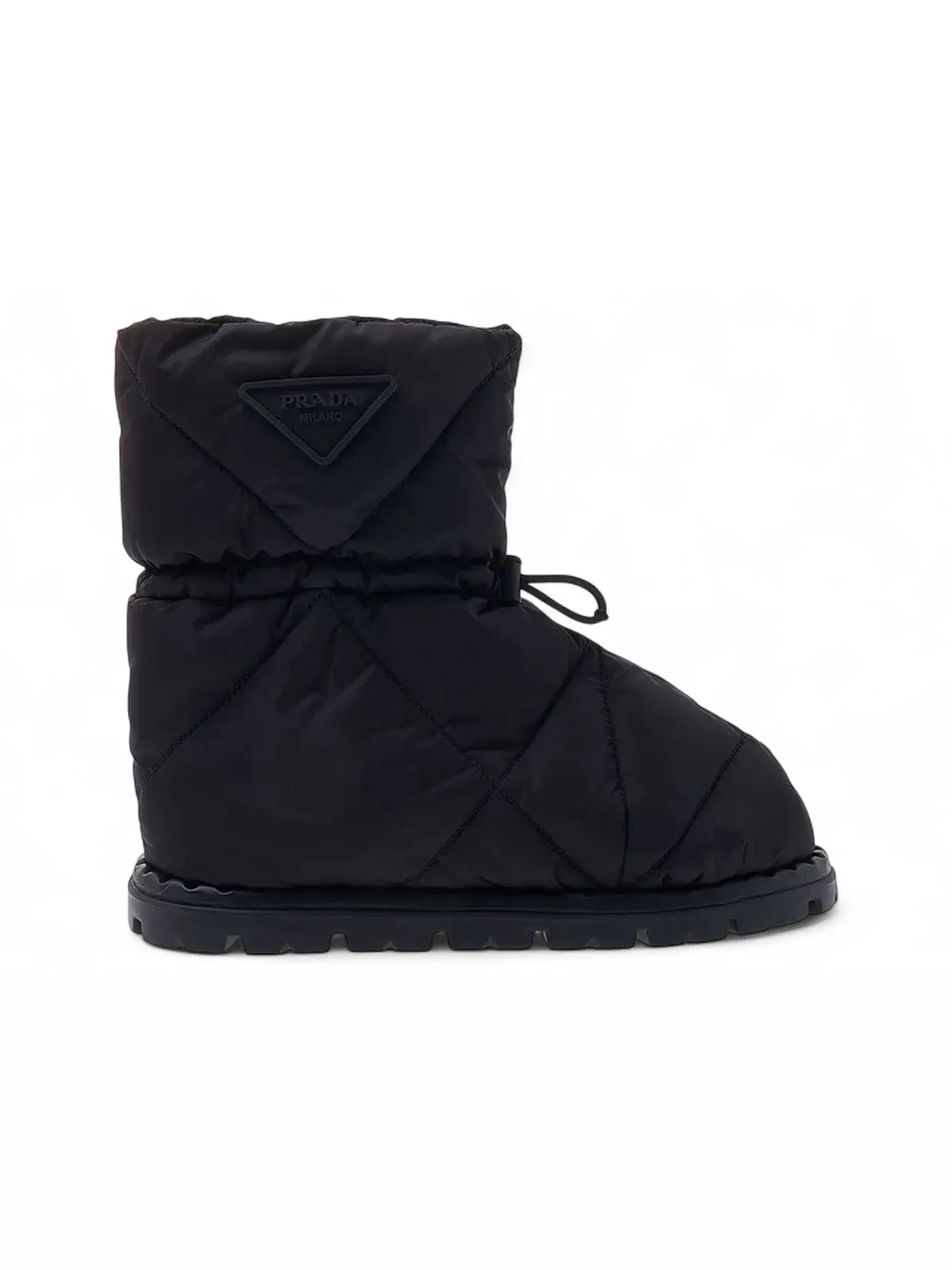 Мужские ботинки из стеганого нейлона Prada Prada Quilted Nylon Fabric Boots