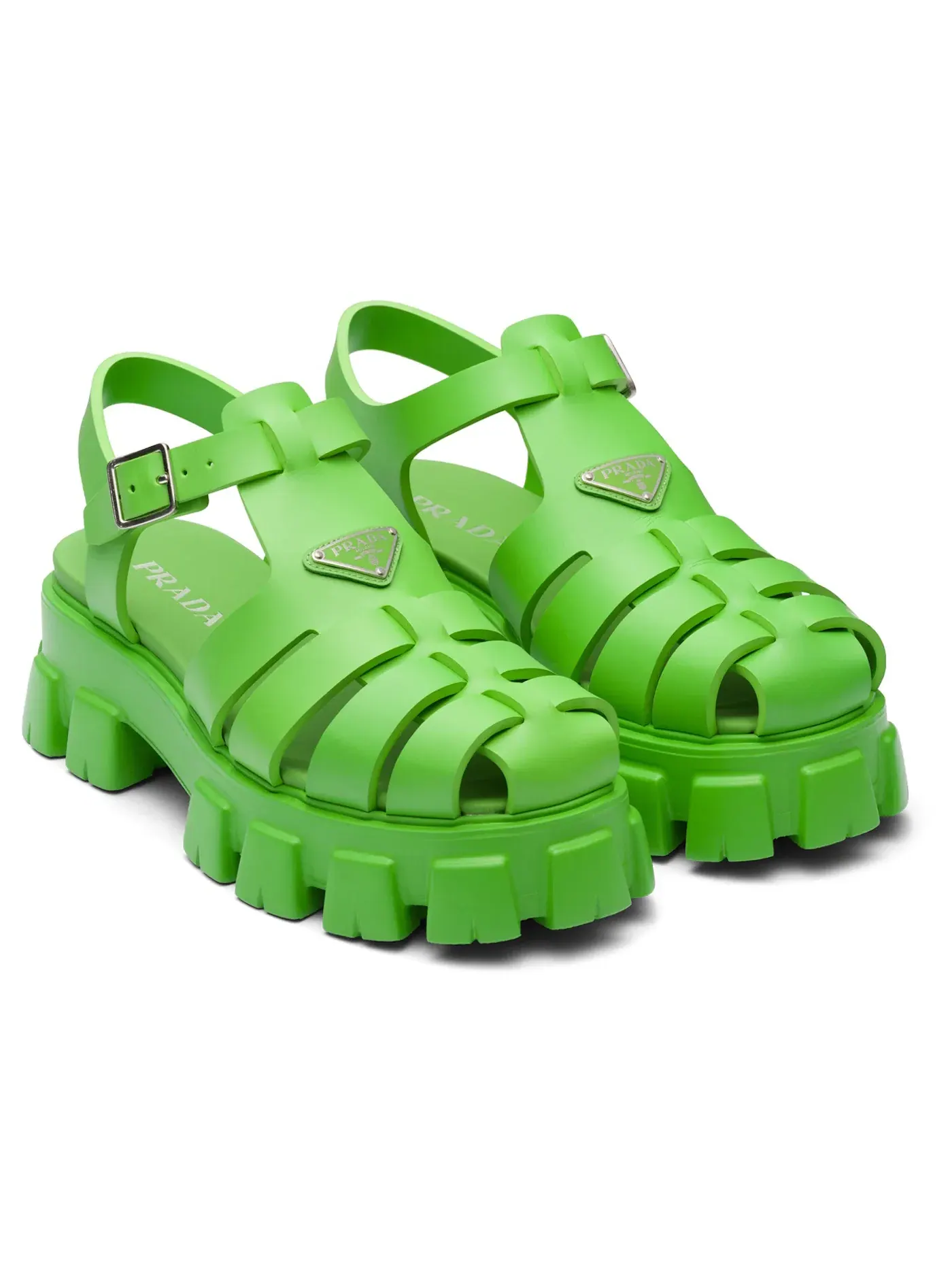 Мужские сандалии с открытым носком Prada Soft Cage Fisherman Sandal Prada, Mela — изображение 1 из 1