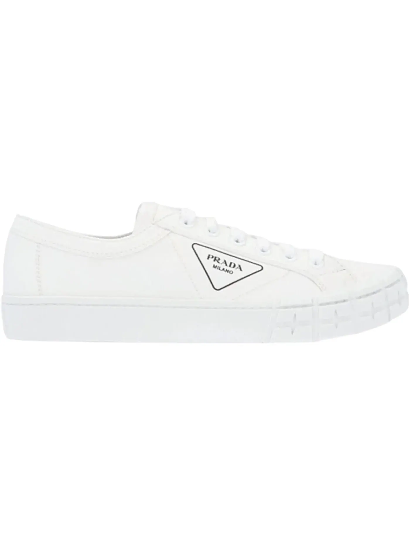 Мужские кроссовки Prada Wheel Low Top Sneakers Prada — изображение 1 из 1, белый